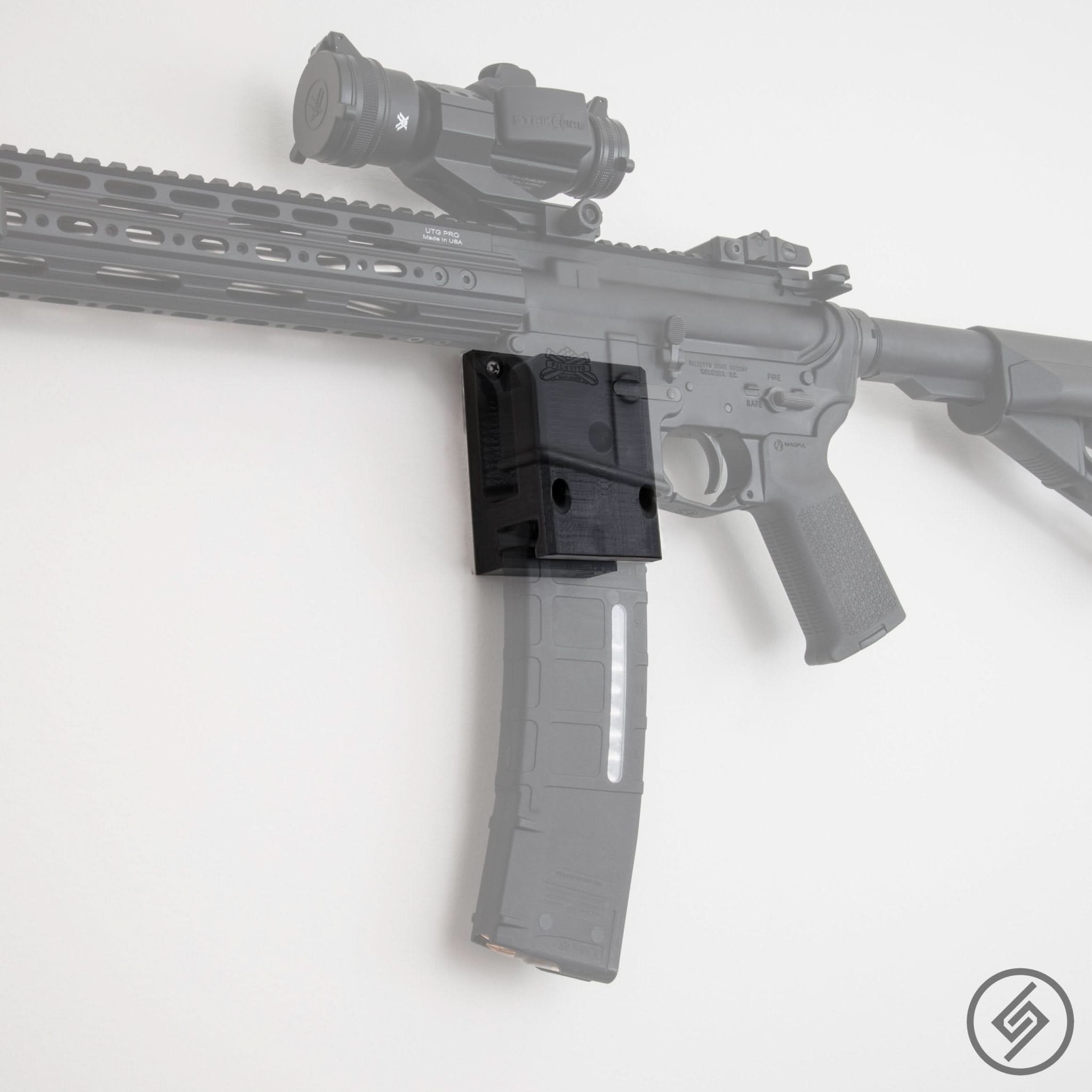 AR - 15 + PMAG Mount {Retail Packaging} by Spartan Mounts img - 4 - Mounting and Storage Solution