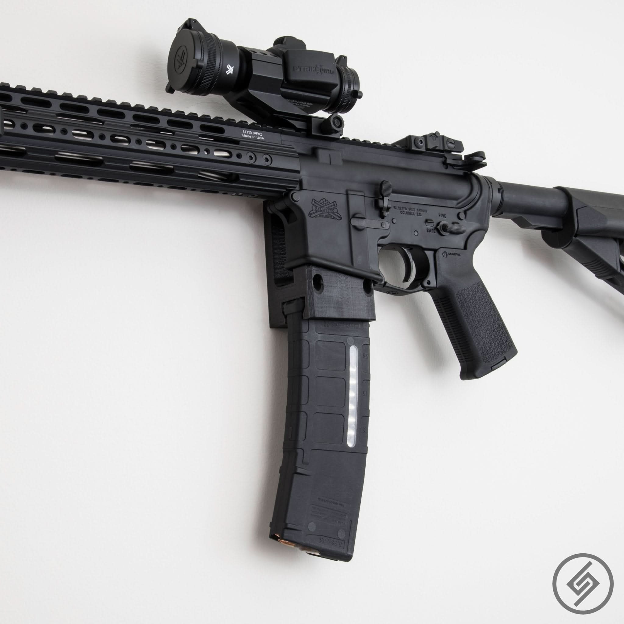 AR - 15 + PMAG Mount {Retail Packaging} by Spartan Mounts img - 5 - Mounting and Storage Solution