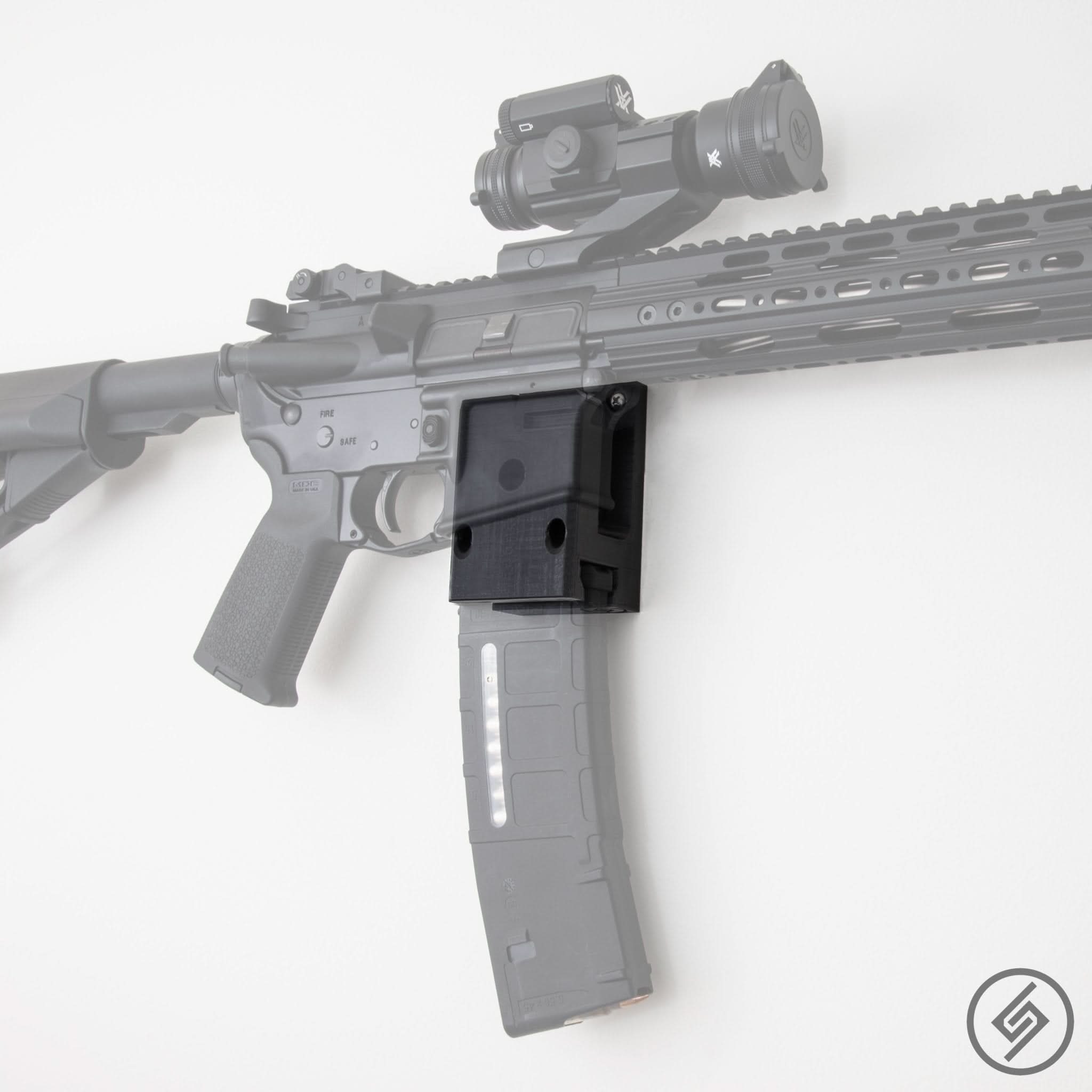 AR - 15 + PMAG Mount {Retail Packaging} by Spartan Mounts img - 2 - Mounting and Storage Solution
