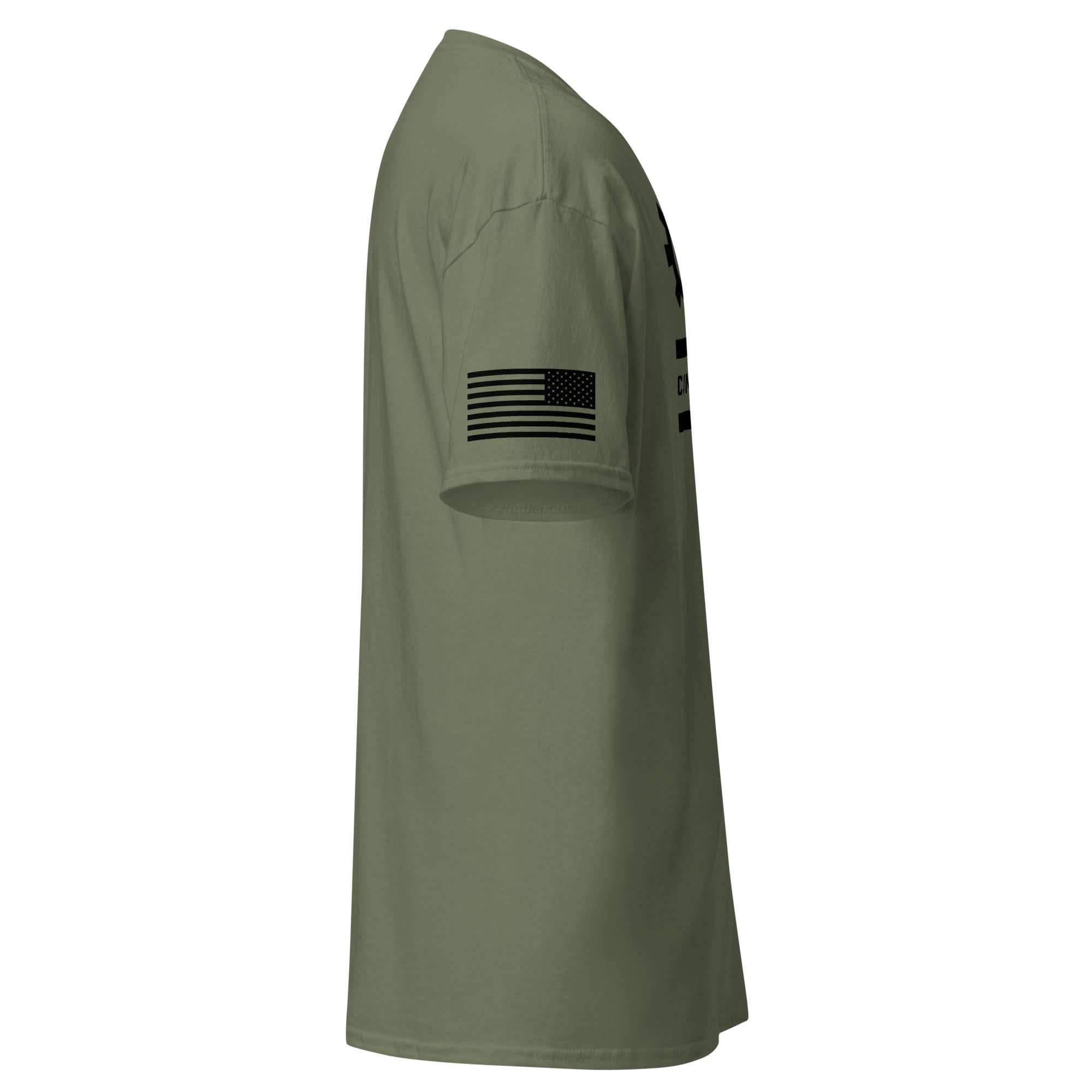 BCG Flag Shirt | Black Ink by Spartan Mounts img - 9 - Mounting and Storage Solution