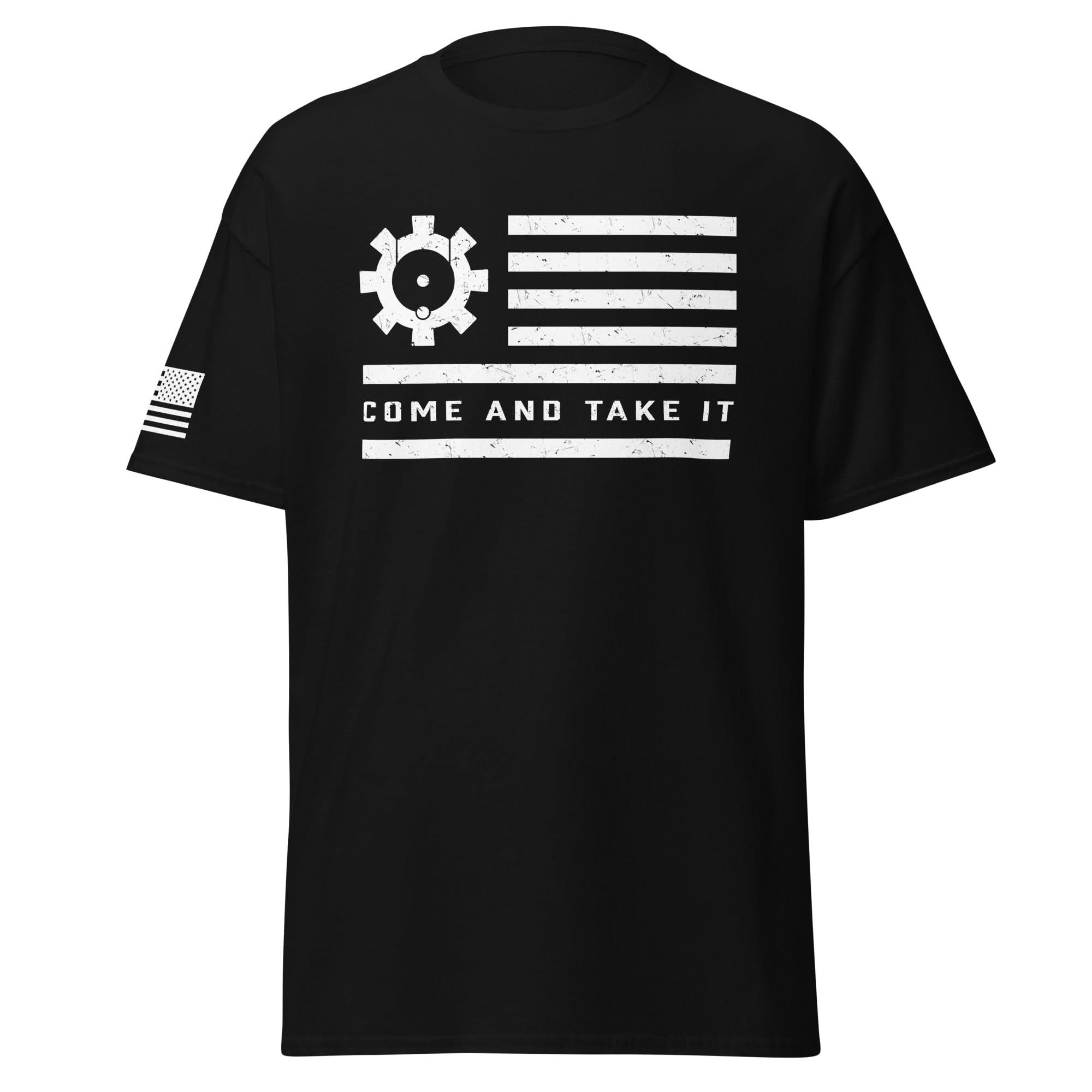 BCG Flag Shirt | White Ink by Spartan Mounts img - 7 - Mounting and Storage Solution