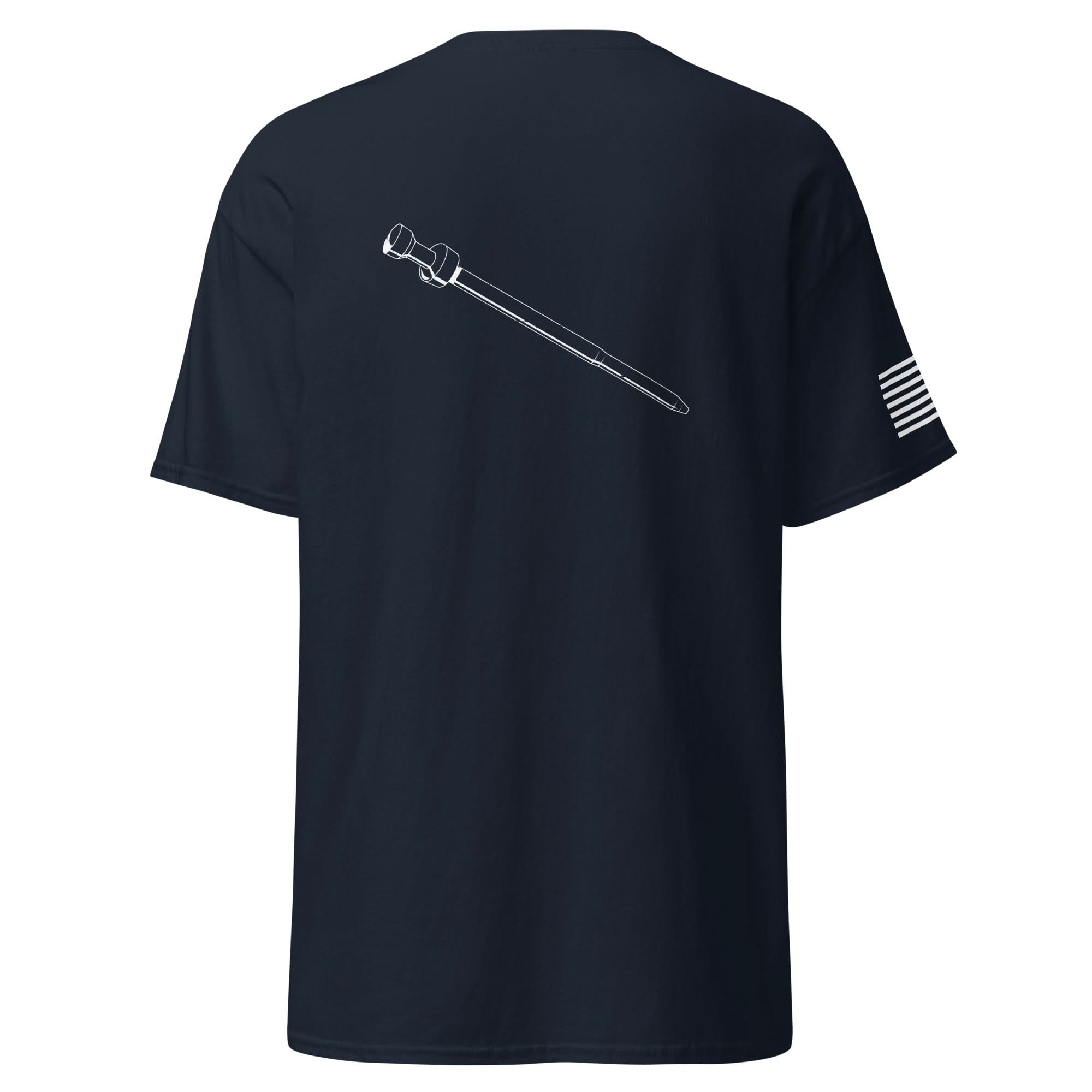 Firing Pin Shirt | White Ink by Spartan Mounts img - 8 - Mounting and Storage Solution