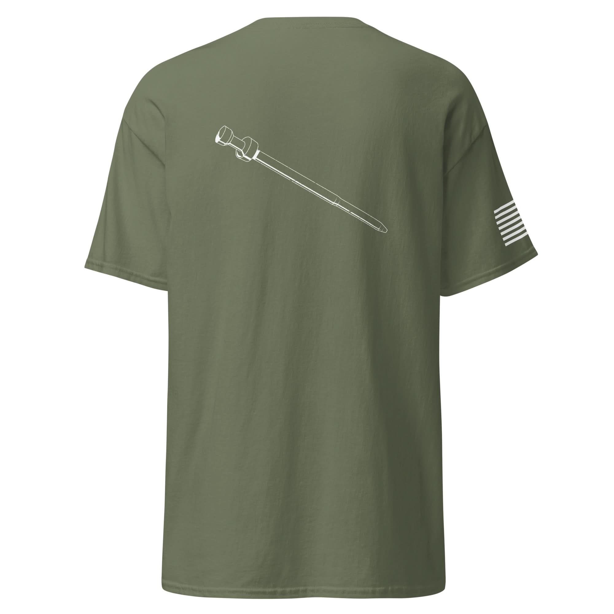 Firing Pin Shirt | White Ink by Spartan Mounts img - 23 - Mounting and Storage Solution