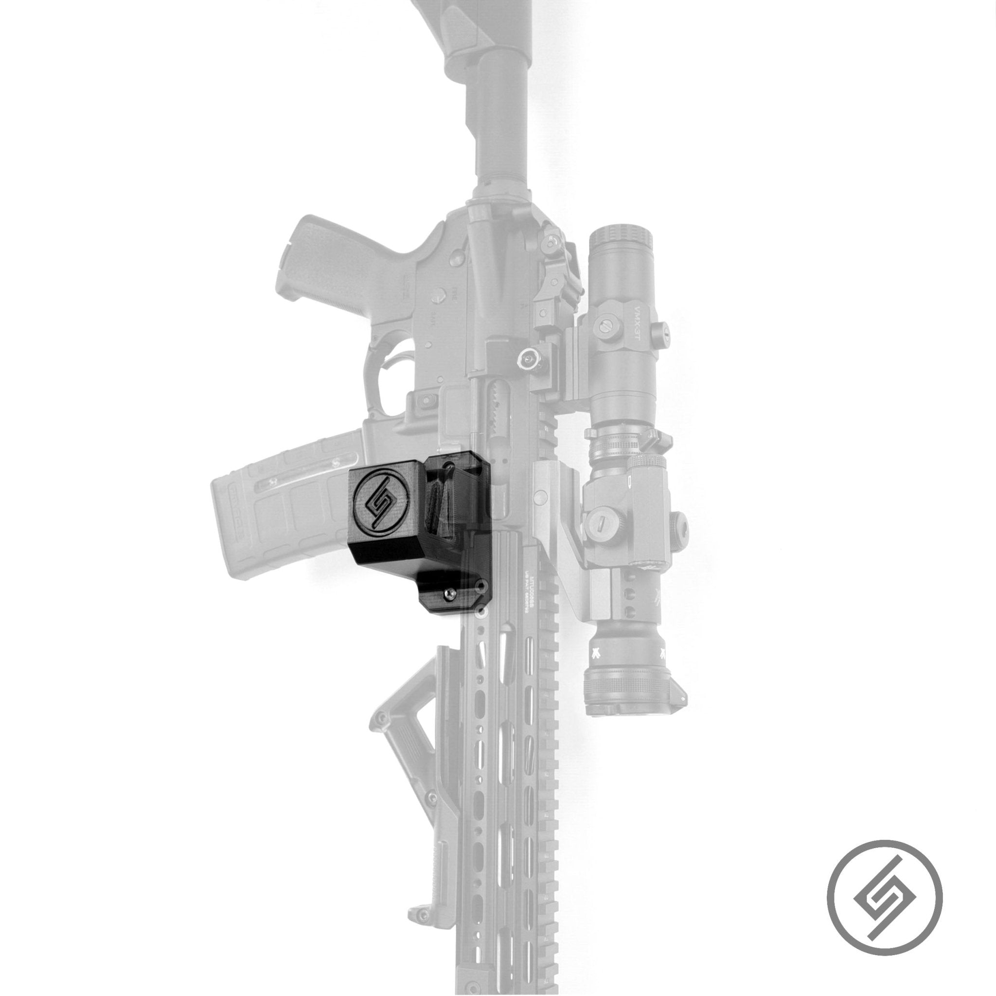 GEN-12 shotgun shown in the Spartan Mounts QDM quick-defense wall mount for fast, ready access