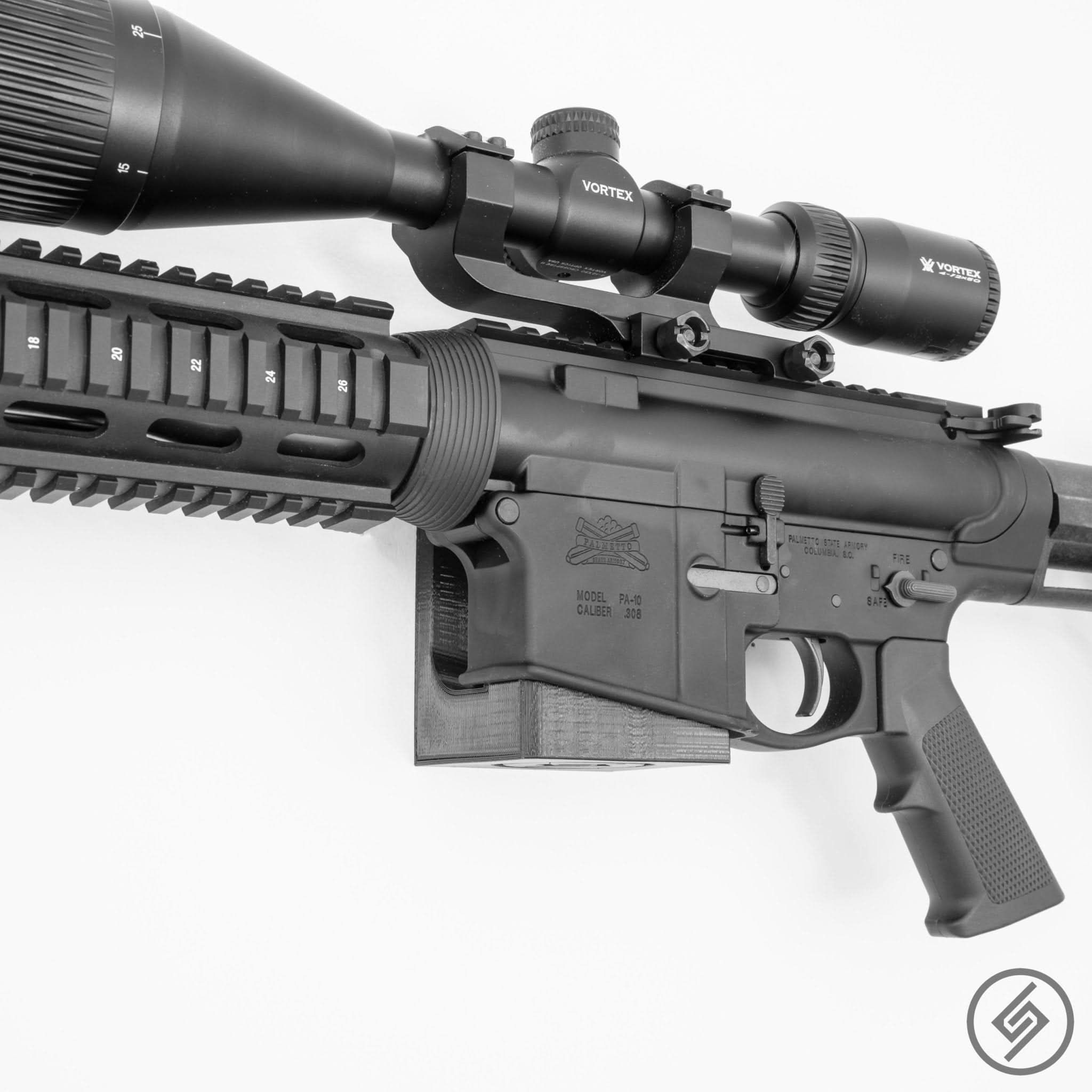 H&K M417/MR762 Rifle Wall Storage Hook by Spartan Mounts img6 - Mounting and Storage Solution