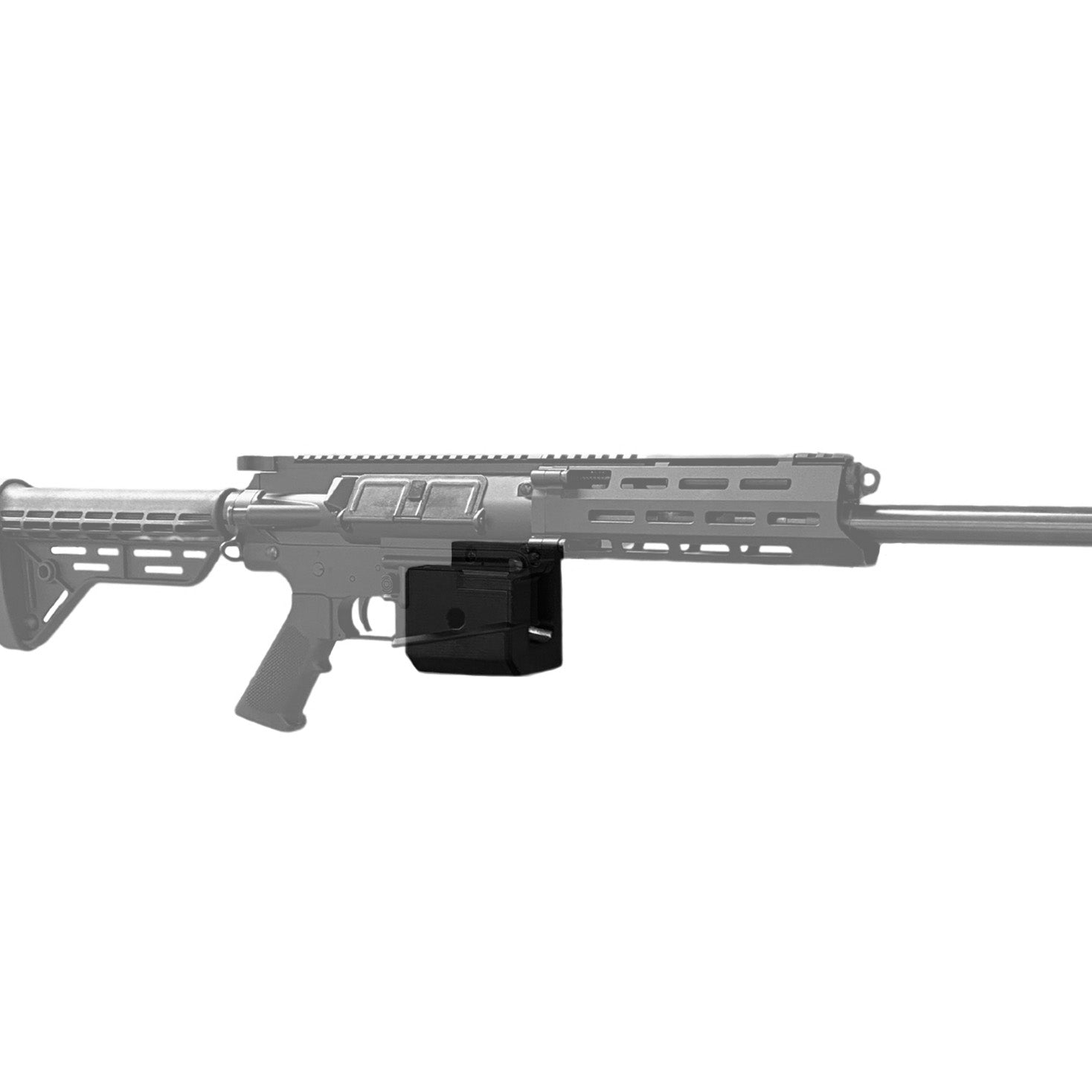 JTS M12AR shotgun shown mounted on the Spartan Mounts wall hook for secure, quick-access storage