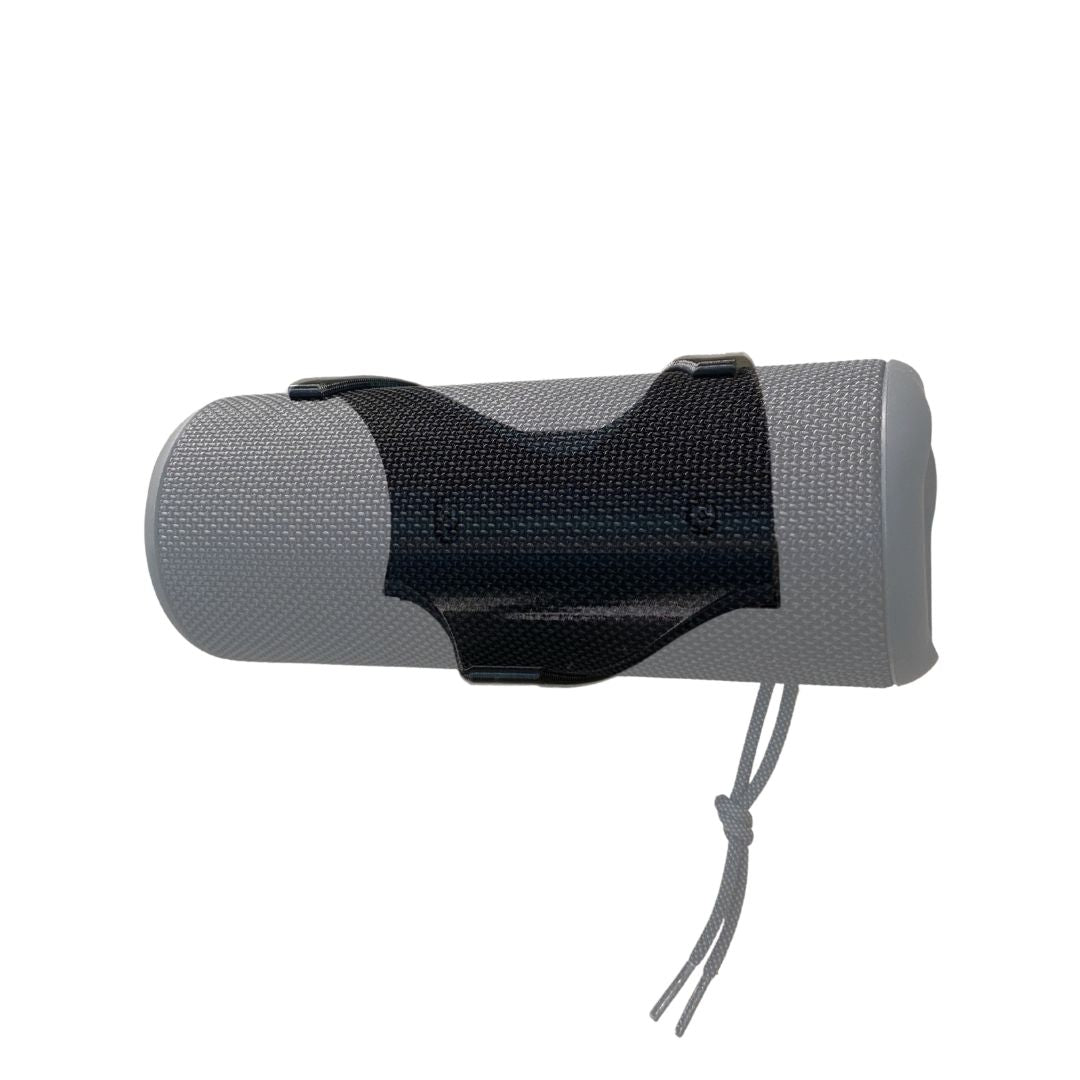 Miatone Boom Pro speaker shown mounted on the Spartan Mounts wall mount for a clean, space-saving setup
