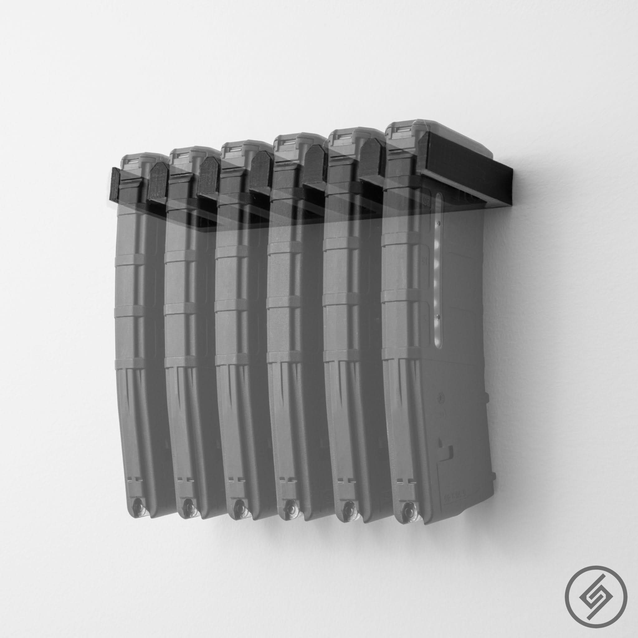 PMAG AR - 15 Mount (6x) {Retail Packaging} by Spartan Mounts img - 2 - Mounting and Storage Solution
