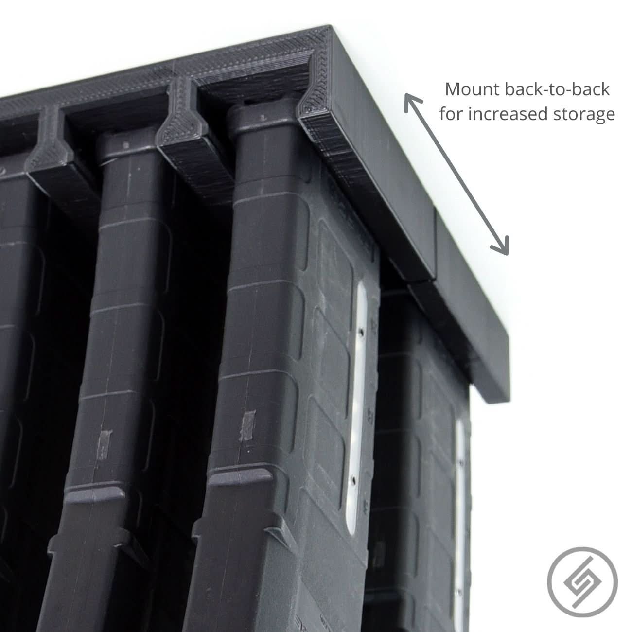 PMAG AR - 15 Mount (6x Top) by Spartan Mounts img - 3 - Mounting and Storage Solution