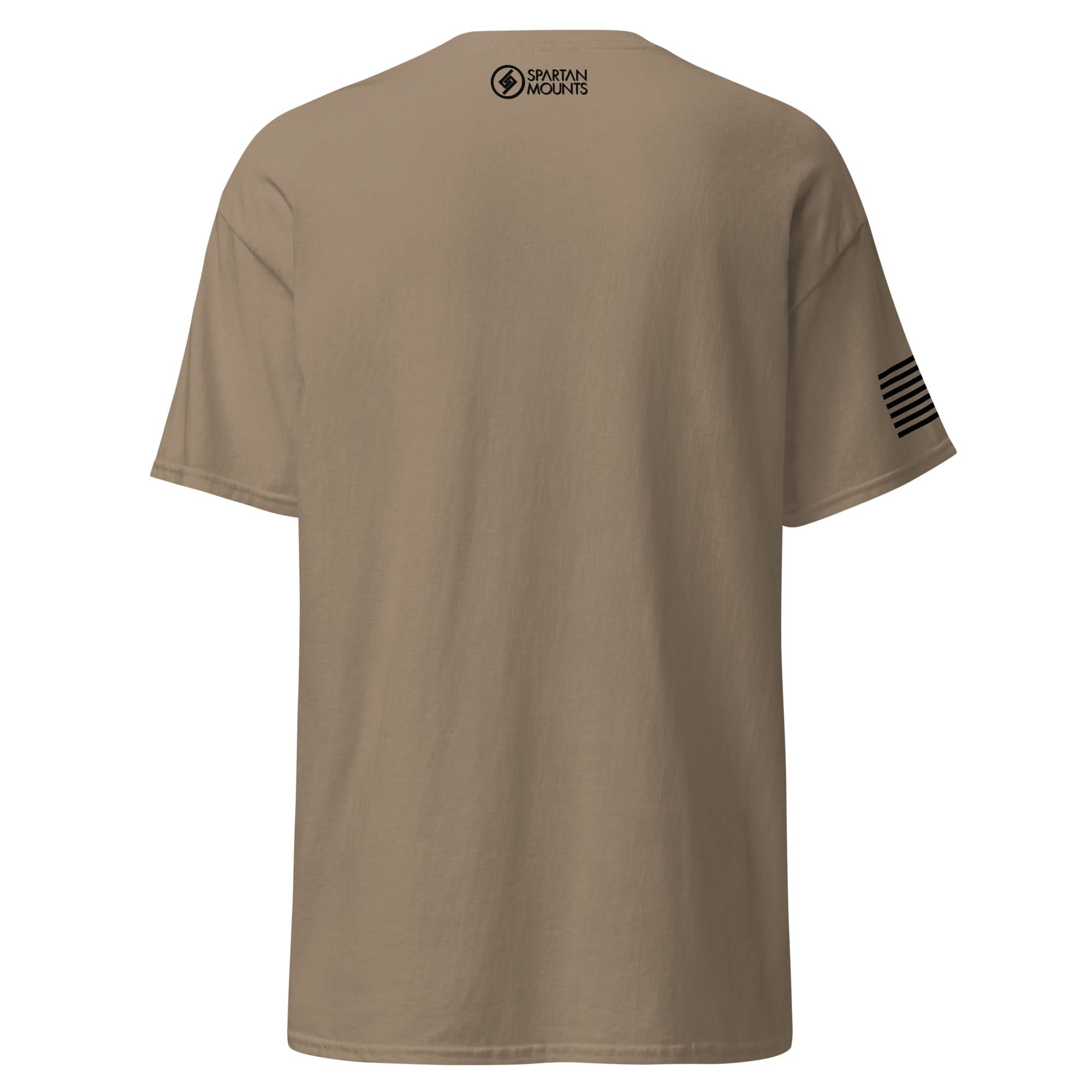 Shotgun and Mountains Shirt | Black Ink by Spartan Mounts img - 2 - Mounting and Storage Solution