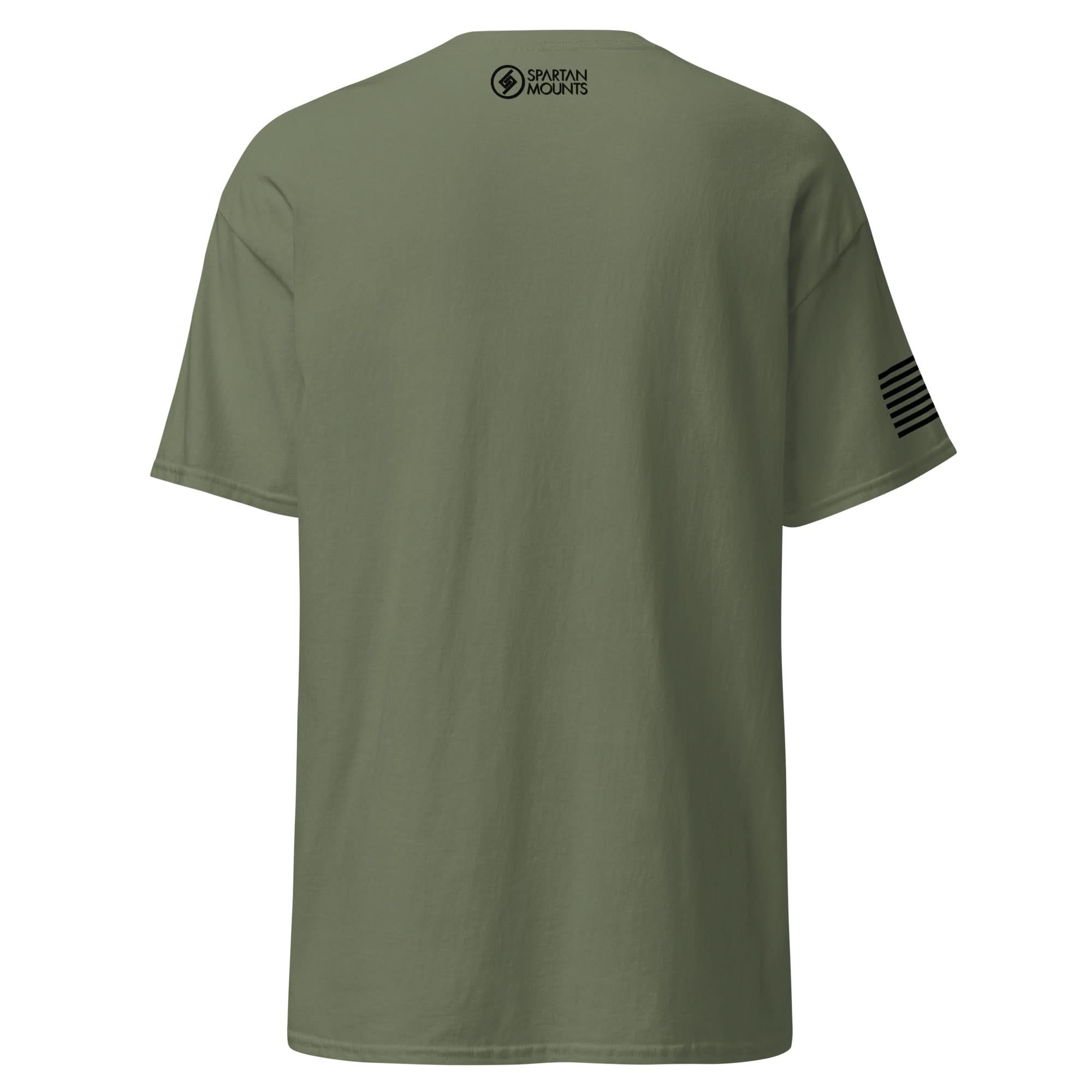Shotgun and Mountains Shirt | Black Ink by Spartan Mounts img - 11 - Mounting and Storage Solution