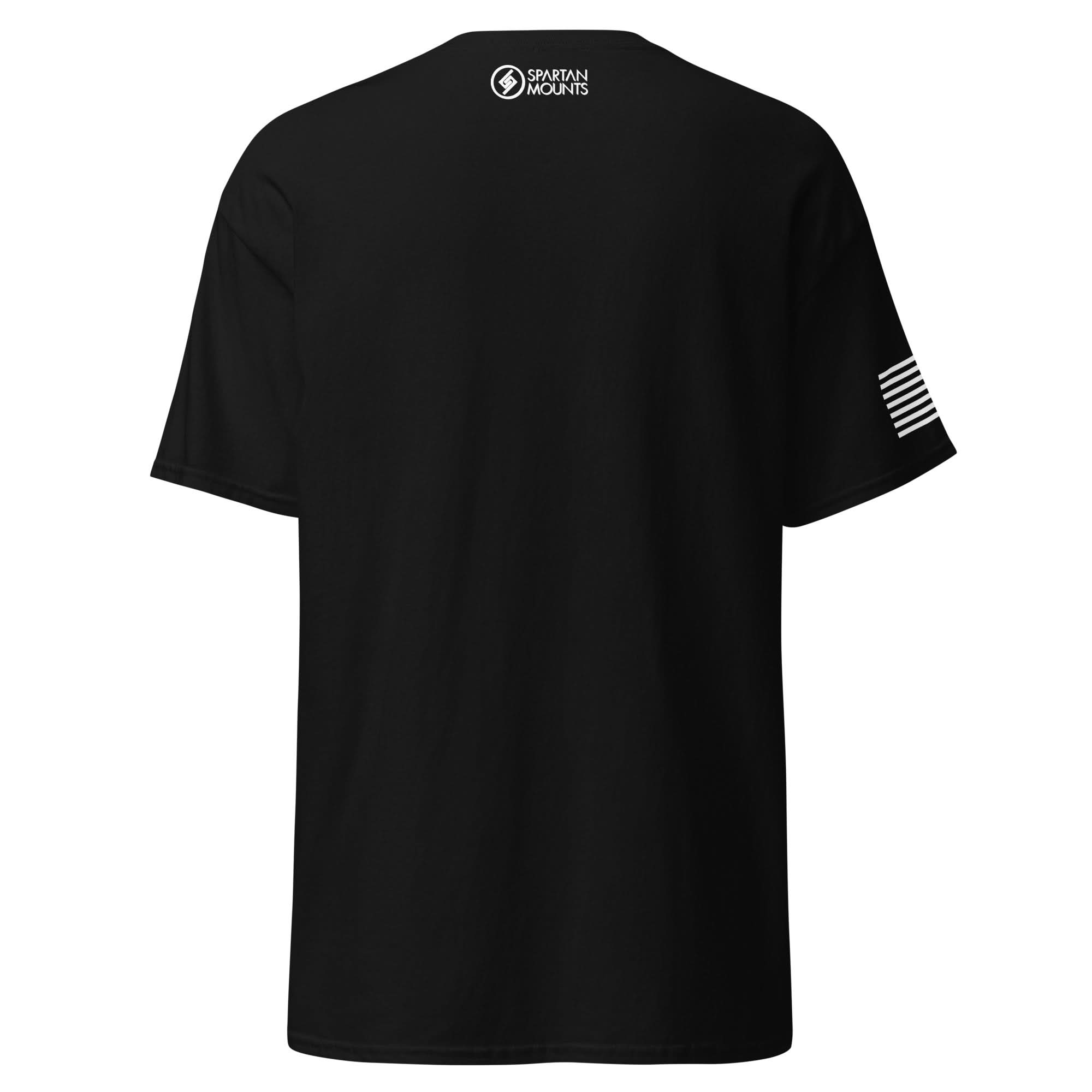 Shotgun and Mountains Shirt | White Ink by Spartan Mounts img - 8 - Mounting and Storage Solution