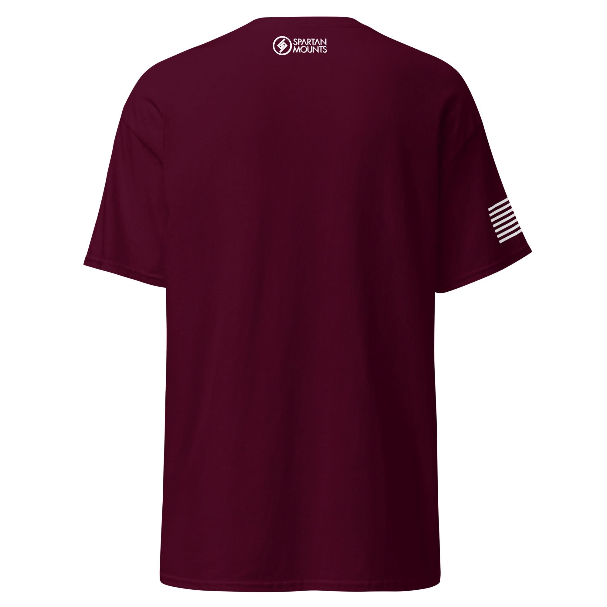 Shotgun and Mountains Shirt | White Ink by Spartan Mounts img - 5 - Mounting and Storage Solution