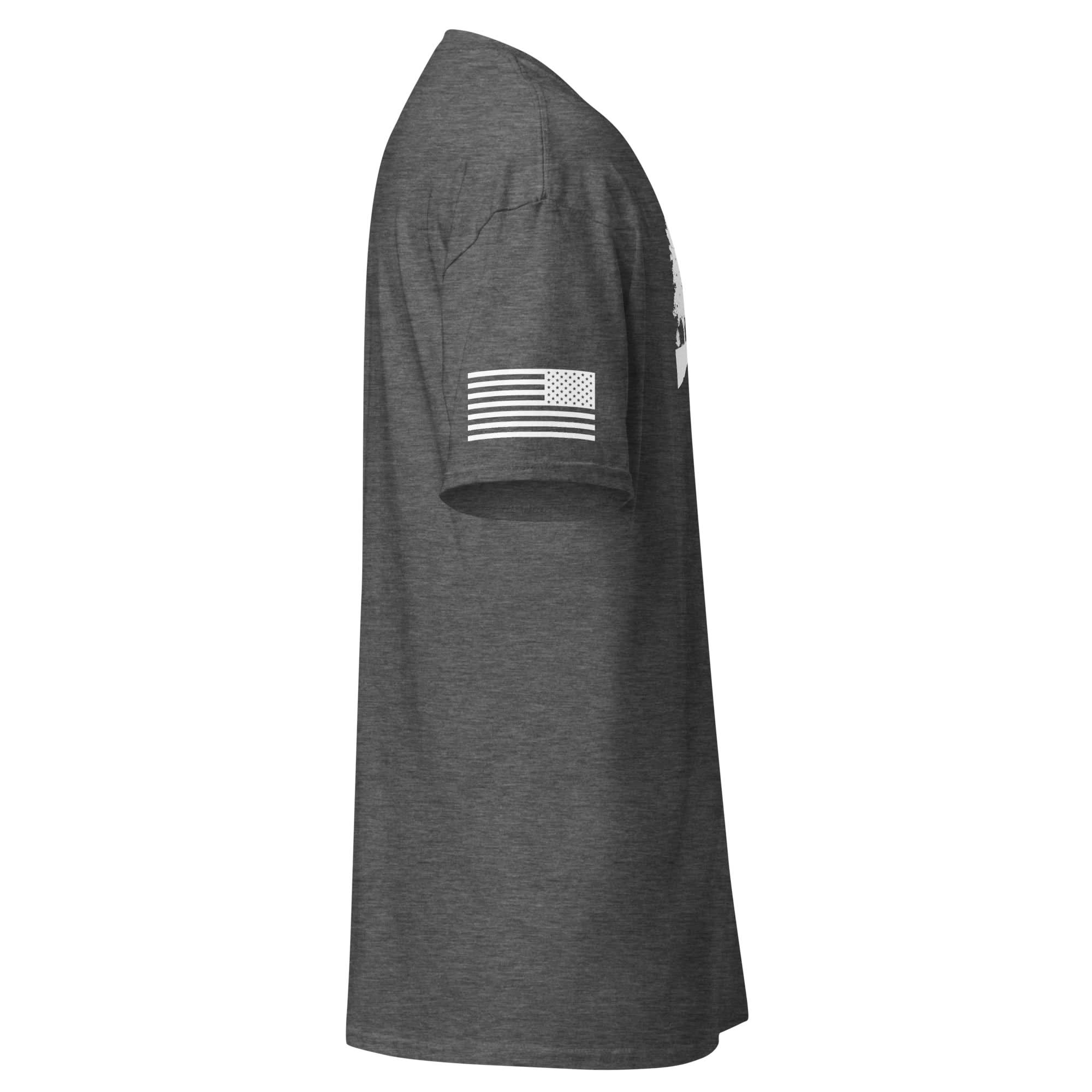 Shotgun and Mountains Shirt | White Ink by Spartan Mounts img - 21 - Mounting and Storage Solution