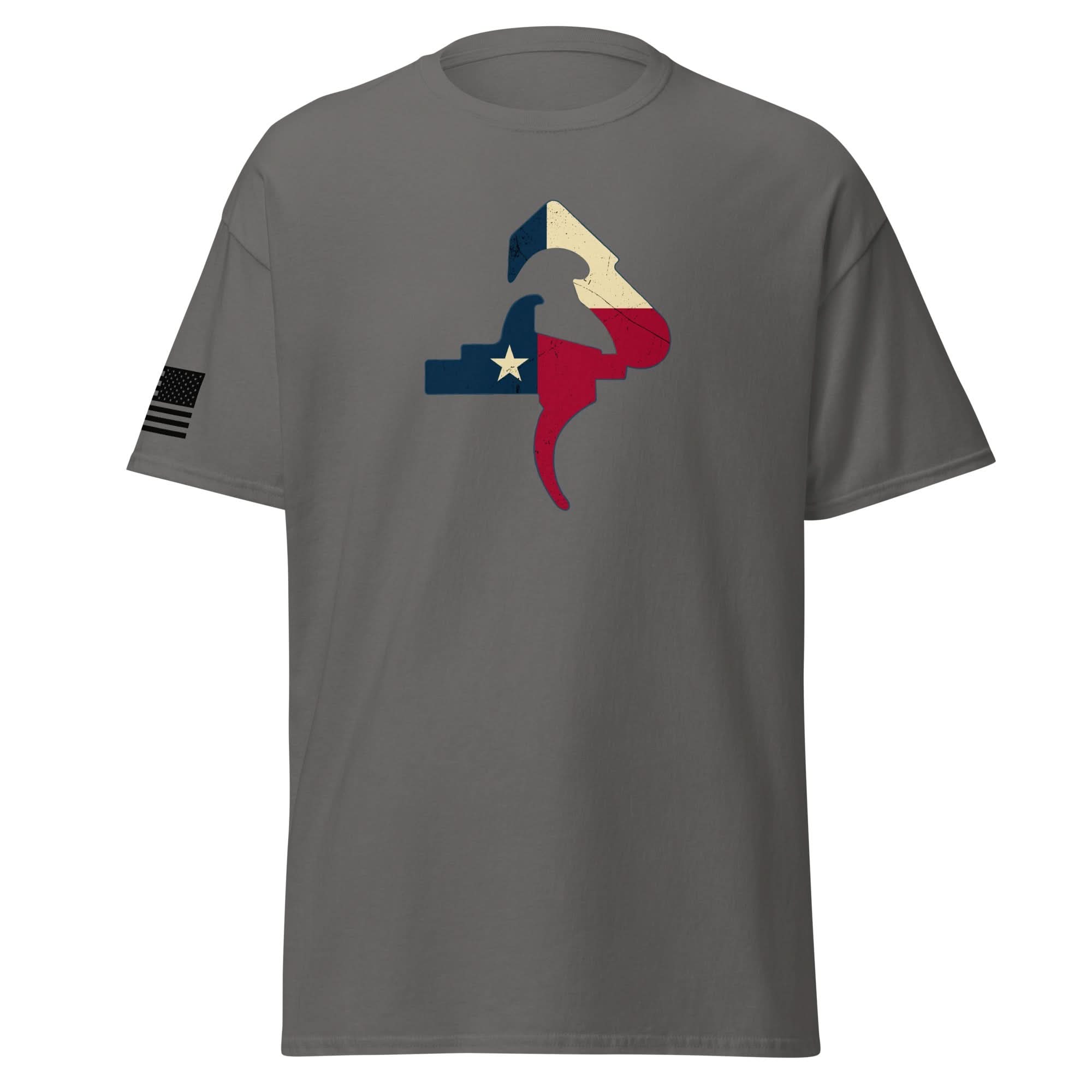 Texas Trigger Shirt | Black Flag by Spartan Mounts img - 7 - Mounting and Storage Solution