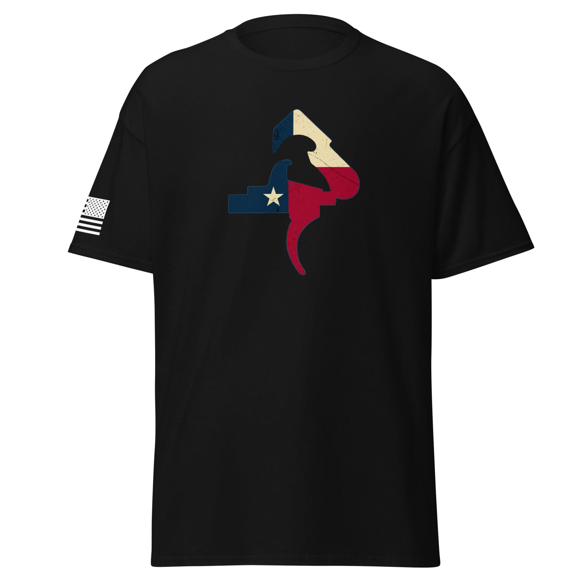 Texas Trigger Shirt | White Flag by Spartan Mounts img - 8 - Mounting and Storage Solution