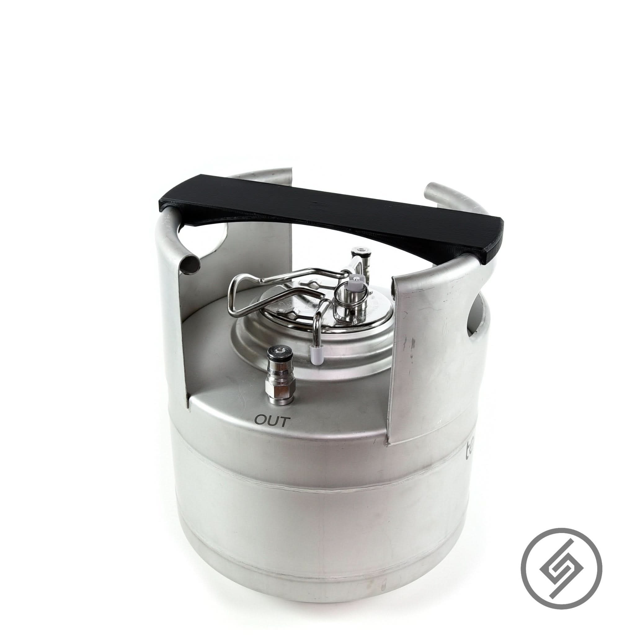 Spartan Mounts Torpedo keg labeling system for organizing and identifying homebrew kegs