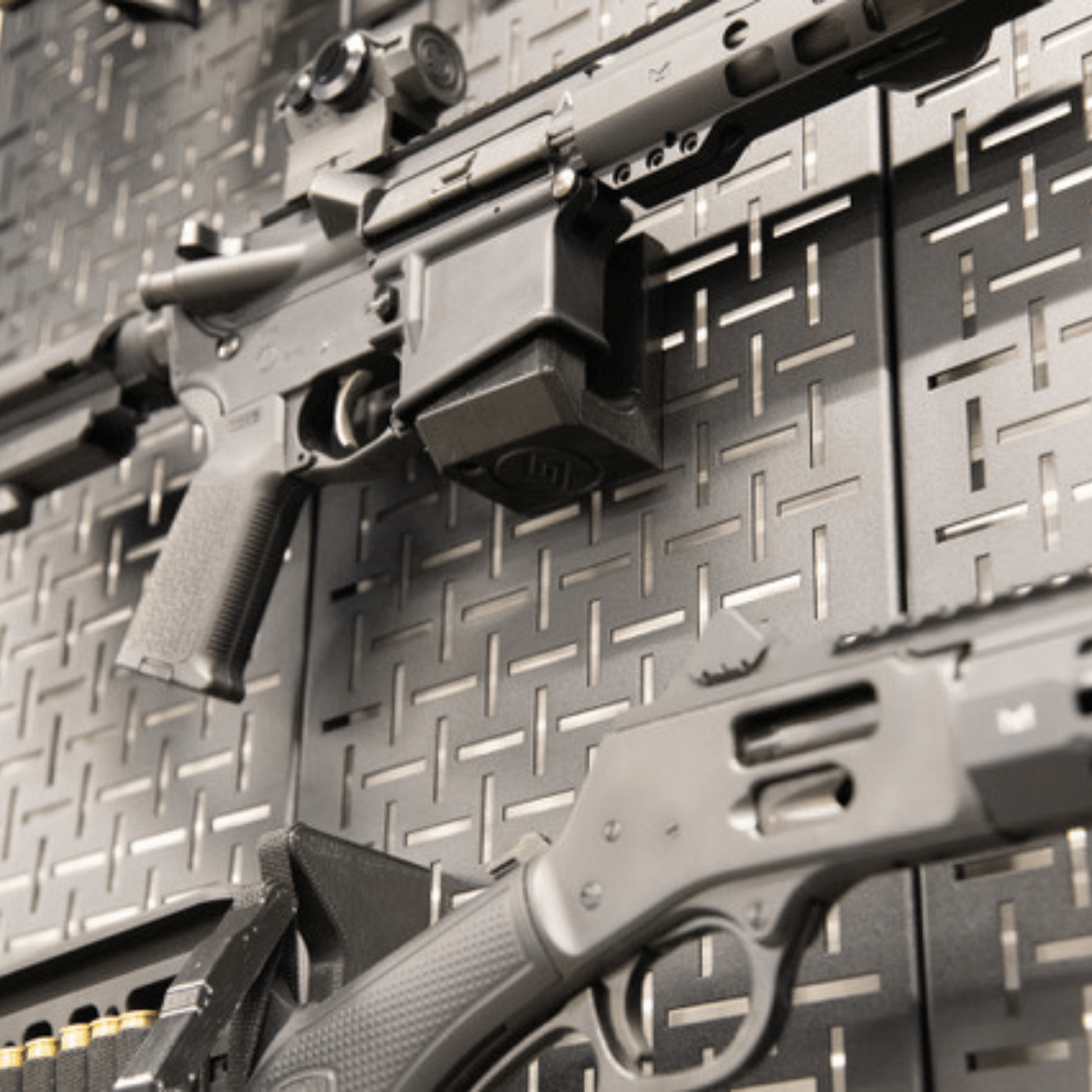 Why Modular Wall Panels Are Replacing Pegboard in Gun Rooms - Spartan Mounts
