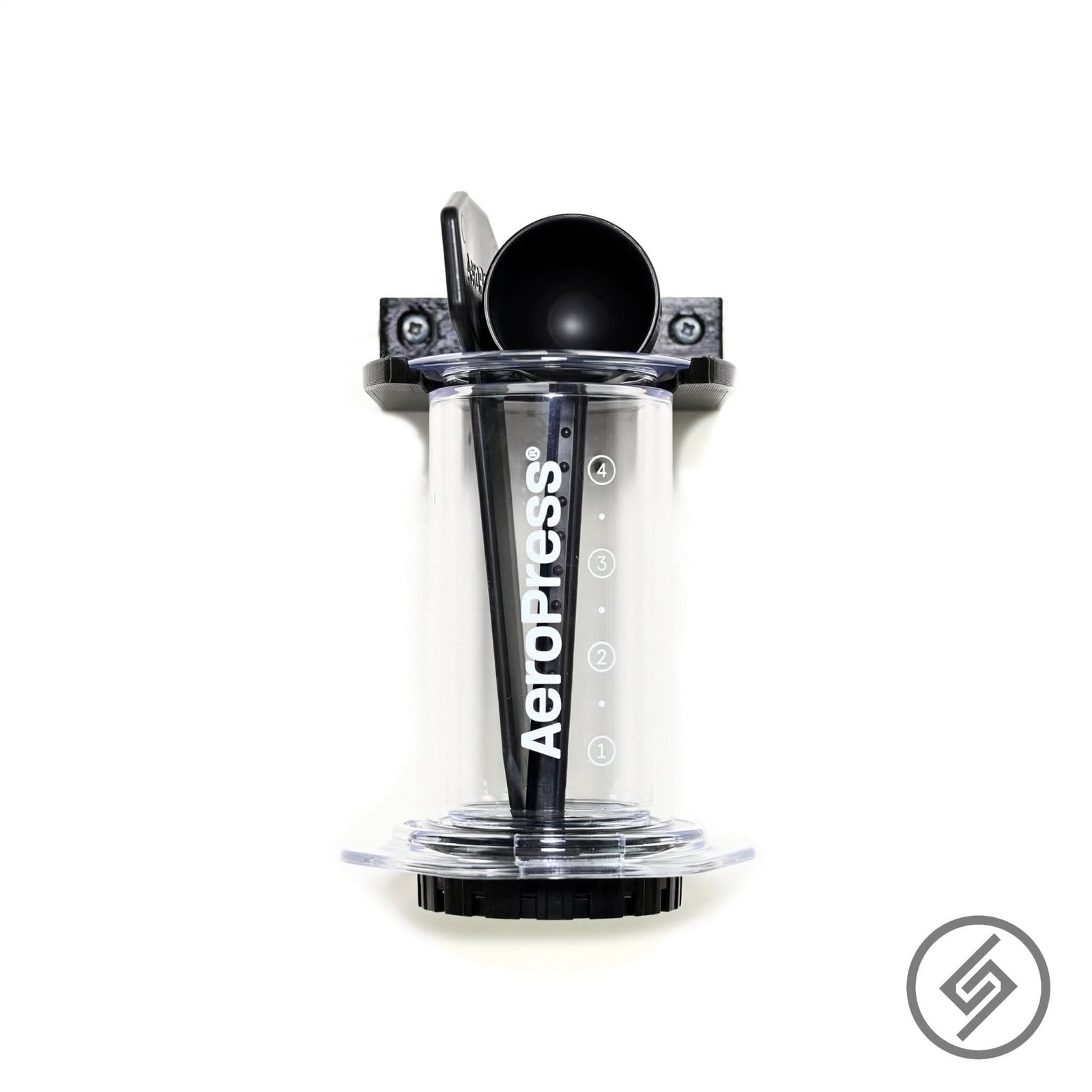 Aeropress Mount by Spartan Mounts img - 2 - Mounting and Storage Solution