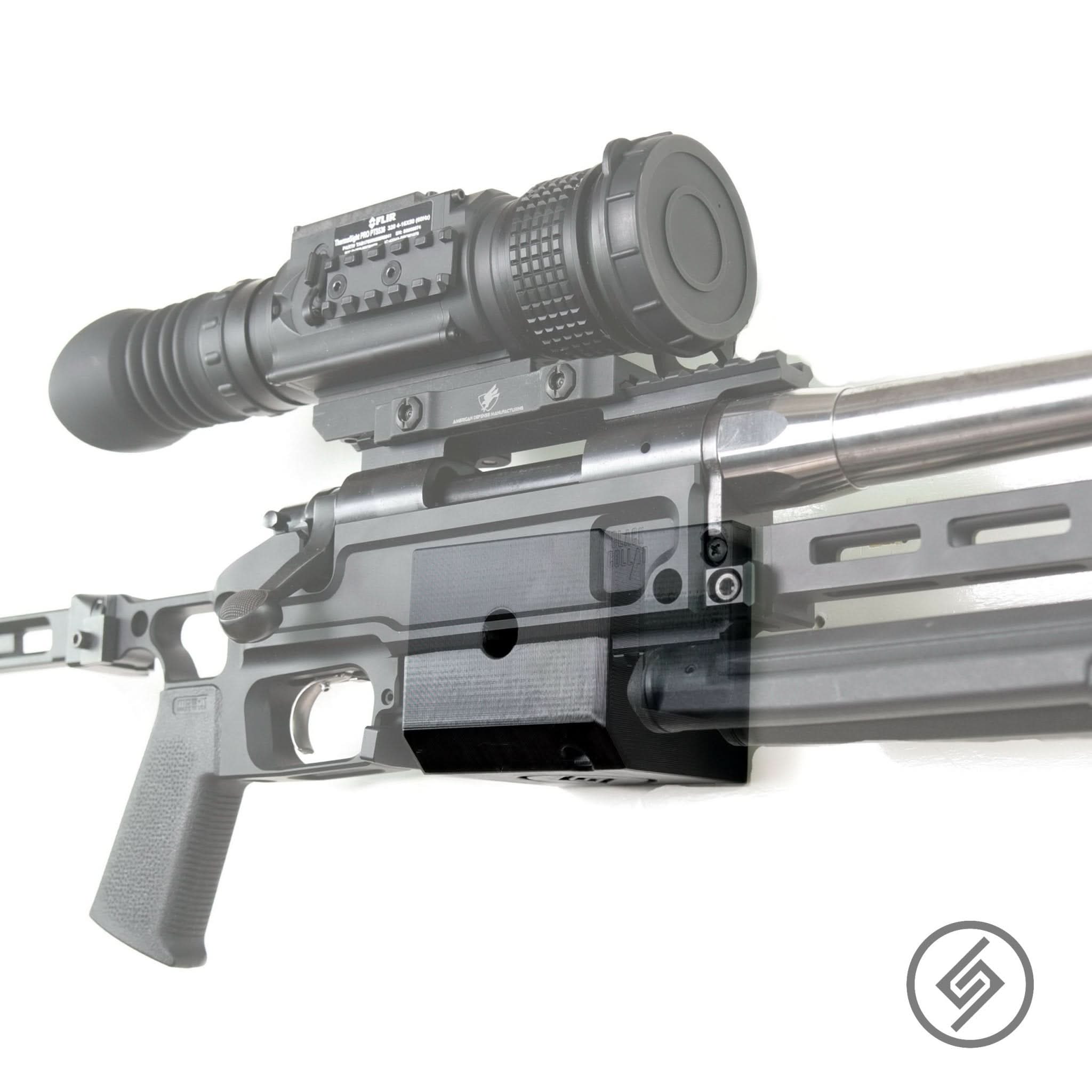 AICS Short Action Rifle Mount by Spartan Mounts img - 1 - Mounting and Storage Solution