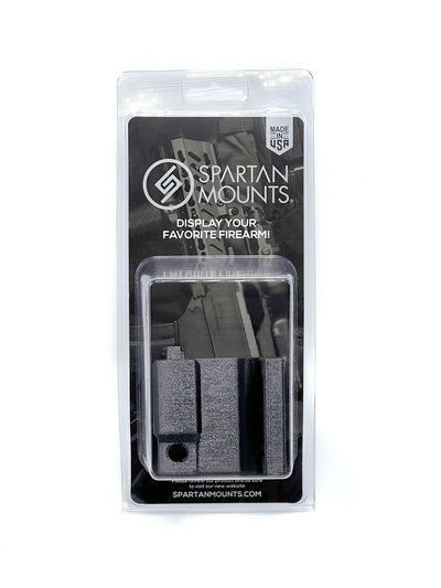 Spartan Mounts AK-47 wall mount shown in retail packaging