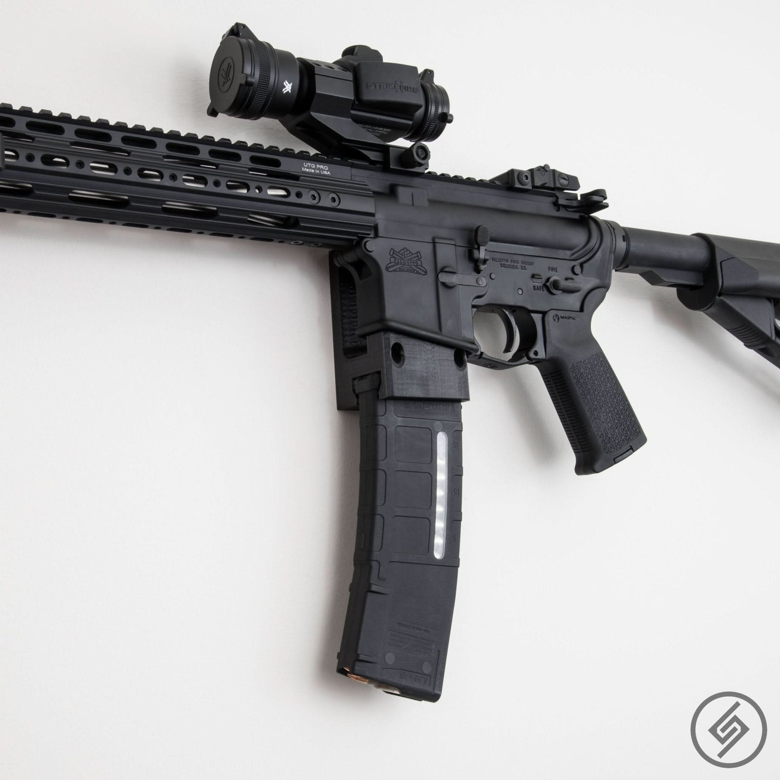 AR - 15 + PMAG Mount {Retail Packaging} by Spartan Mounts img - 5 - Mounting and Storage Solution