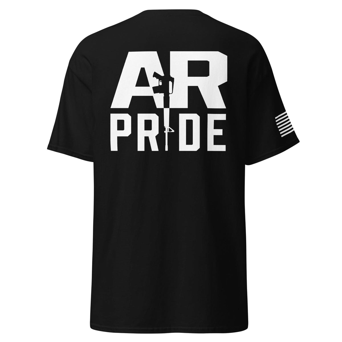 AR Pride Shirt | White Ink by Spartan Mounts img - 8 - Mounting and Storage Solution