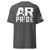 AR Pride Shirt | White Ink Spartan Mounts Dark Heather S 17