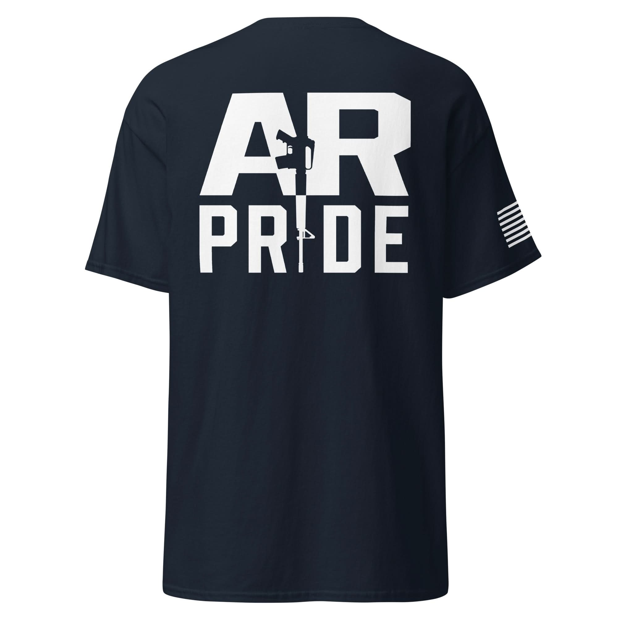 AR Pride Shirt | White Ink Spartan Mounts Navy S 1