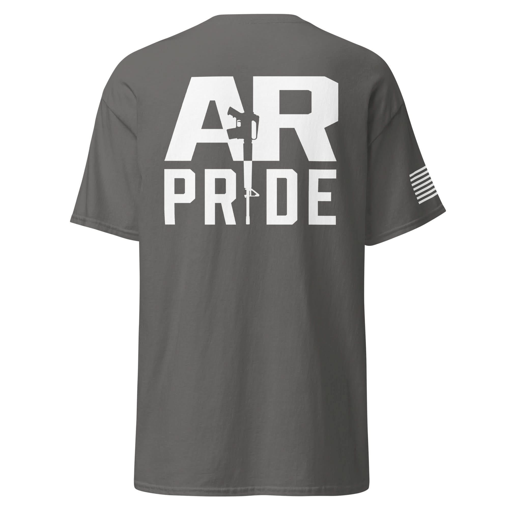 AR Pride Shirt | White Ink Spartan Mounts Charcoal S 20