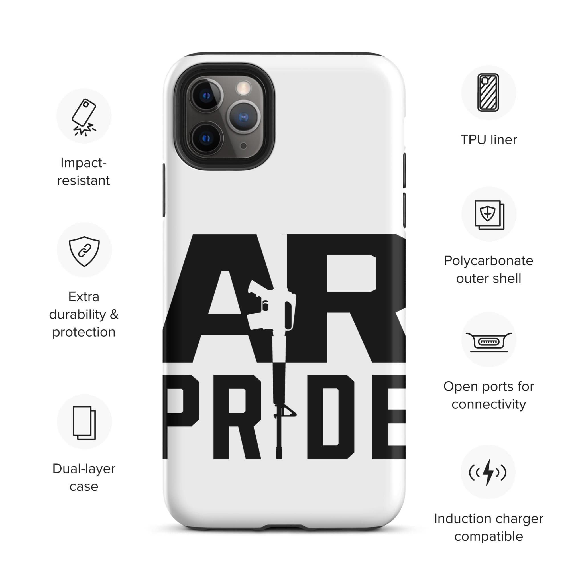 AR Pride Tough Case for iPhone® Spartan Mounts iPhone 11 Pro Max 4