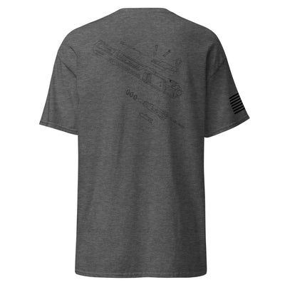 BCG Exploded Shirt | Black Ink by Spartan Mounts img - 5 - Mounting and Storage Solution