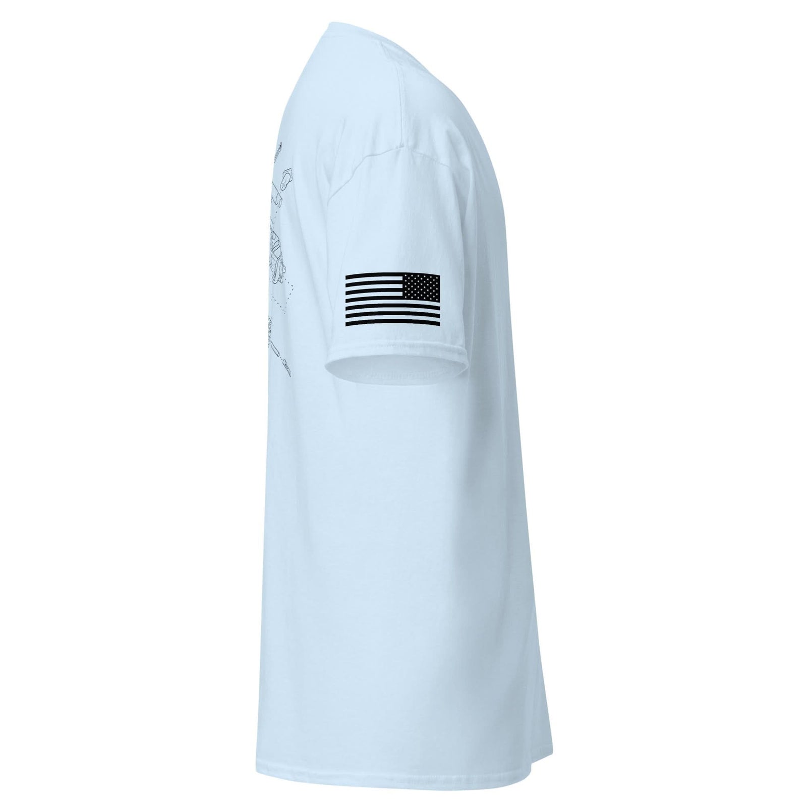 BCG Exploded Shirt | Black Ink by Spartan Mounts img - 3 - Mounting and Storage Solution