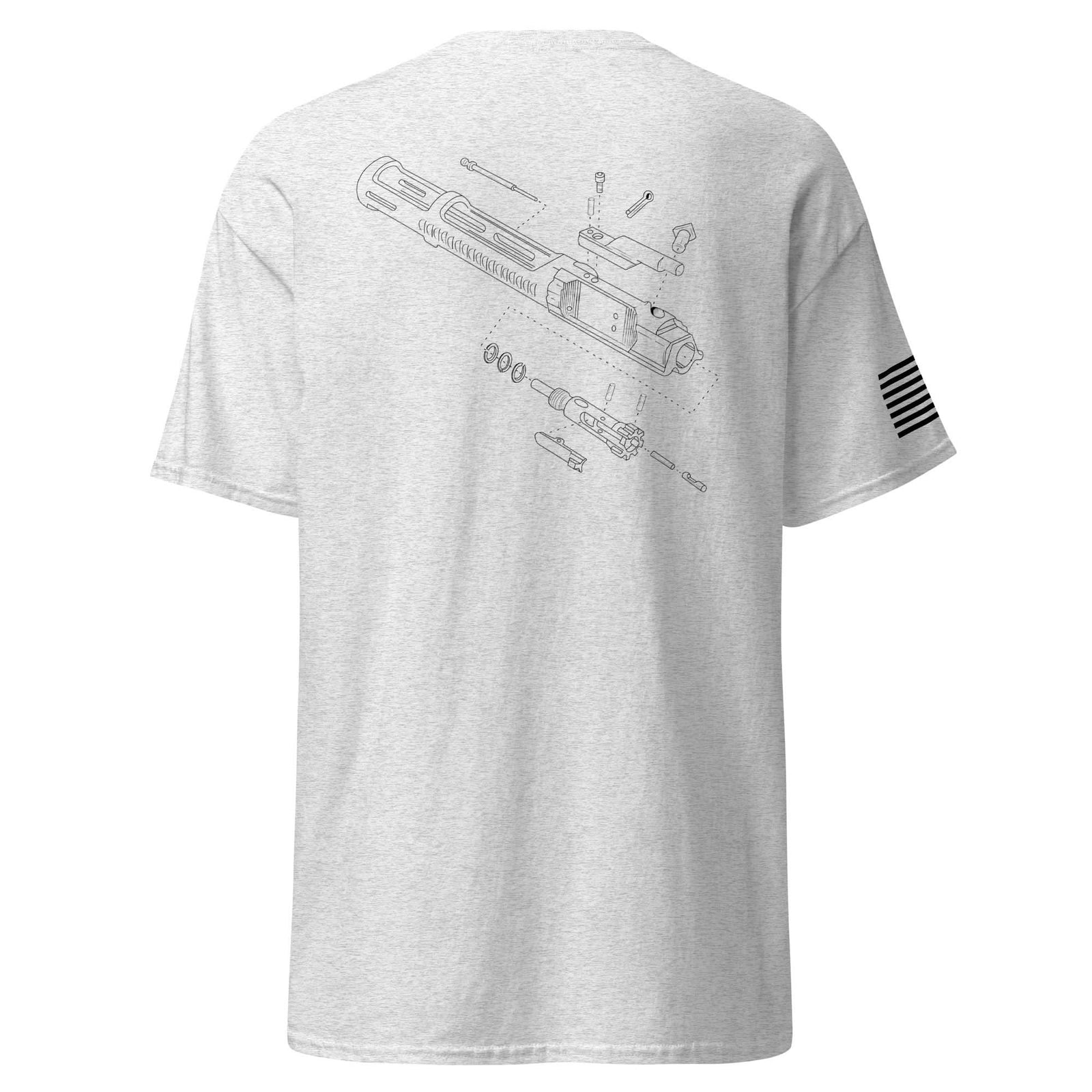 BCG Exploded Shirt | Black Ink by Spartan Mounts img - 26 - Mounting and Storage Solution