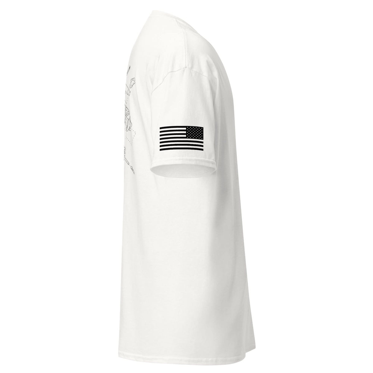 BCG Exploded Shirt | Black Ink by Spartan Mounts img - 30 - Mounting and Storage Solution