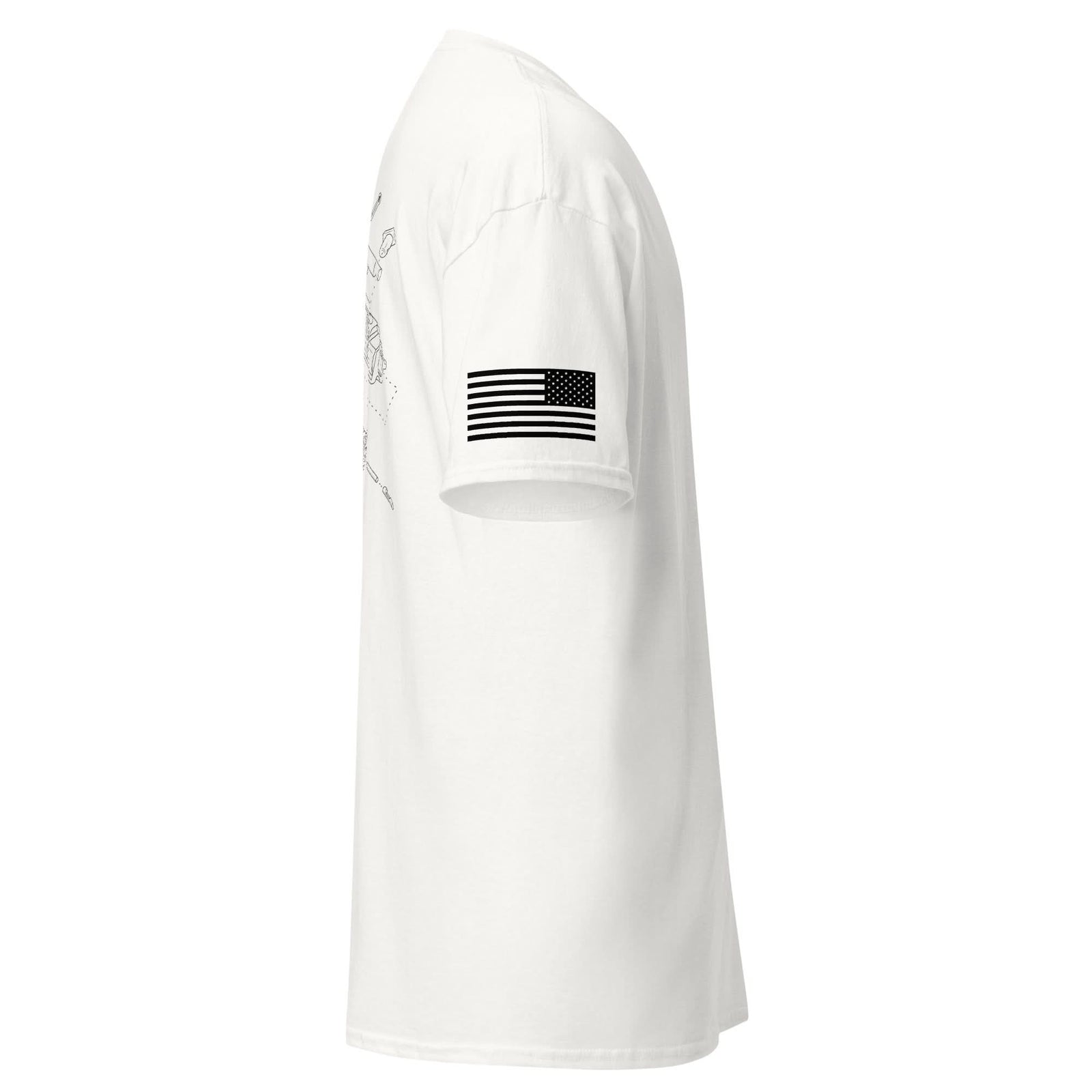 BCG Exploded Shirt | Black Ink by Spartan Mounts img - 30 - Mounting and Storage Solution