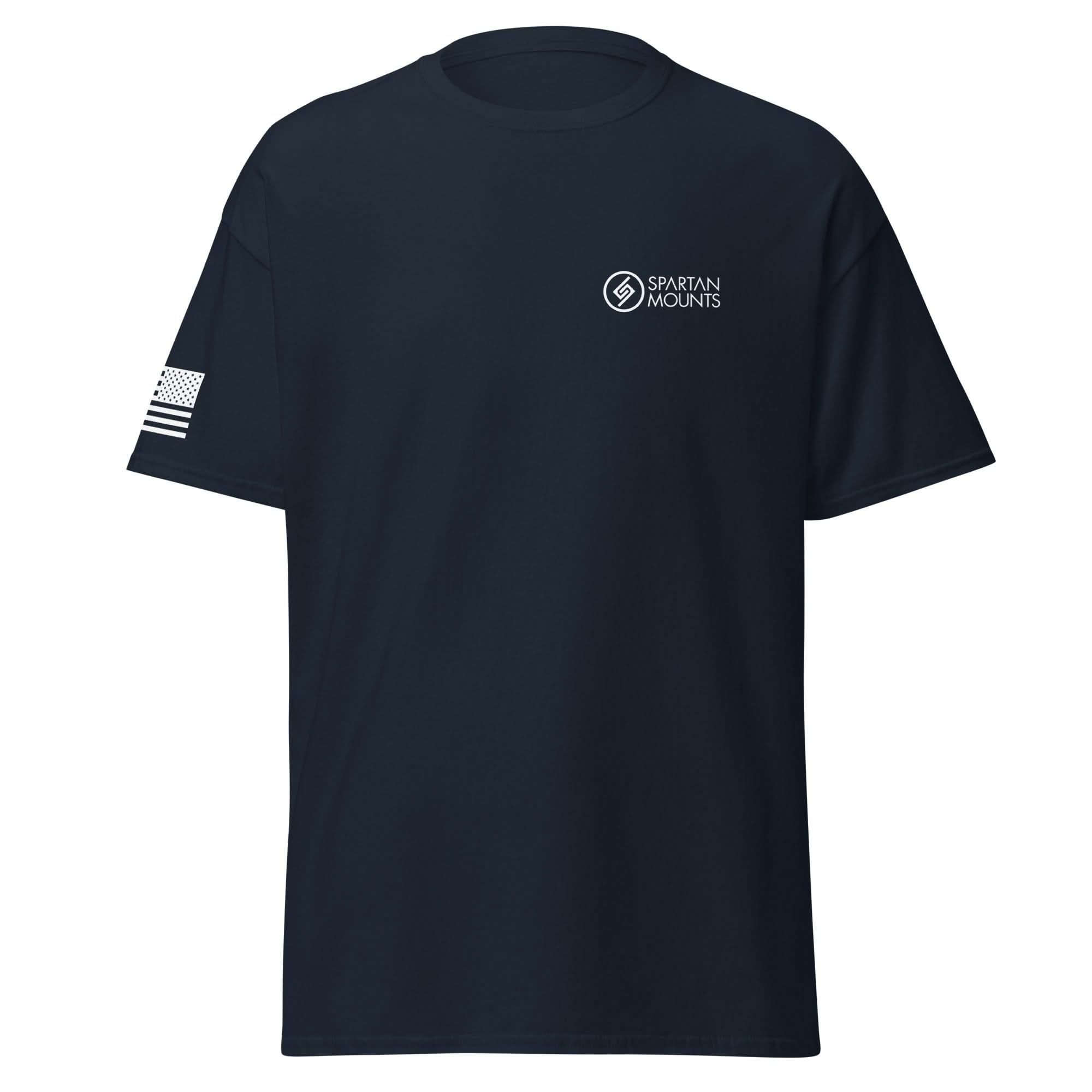 BCG Exploded Shirt | White Ink by Spartan Mounts img - 10 - Mounting and Storage Solution