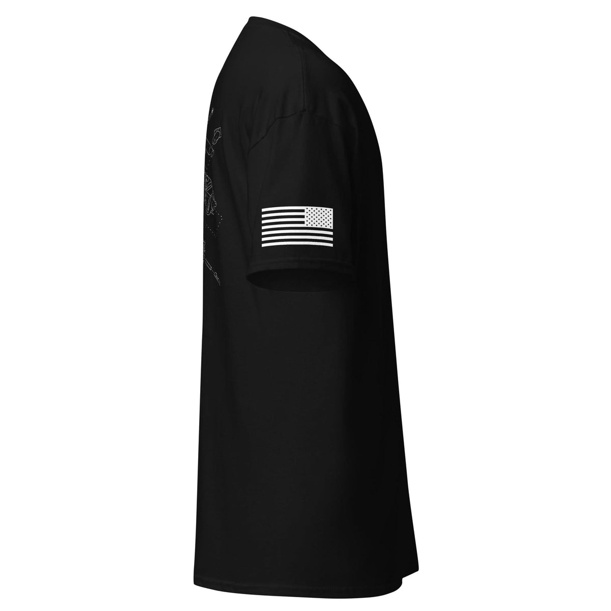 BCG Exploded Shirt | White Ink by Spartan Mounts img - 9 - Mounting and Storage Solution