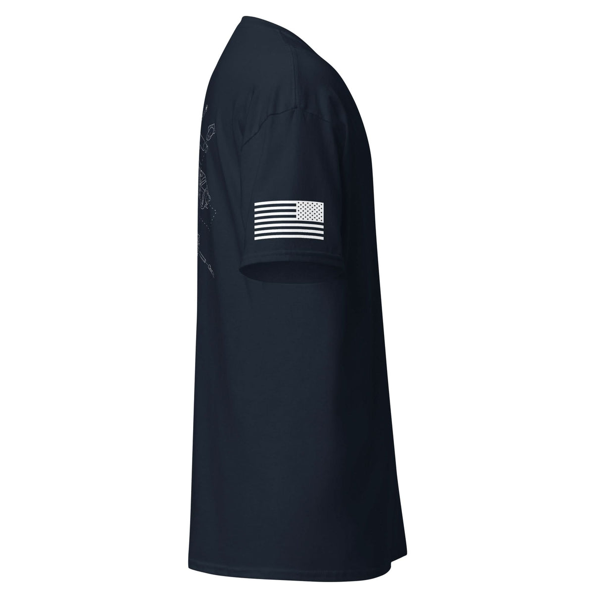 BCG Exploded Shirt | White Ink by Spartan Mounts img - 12 - Mounting and Storage Solution