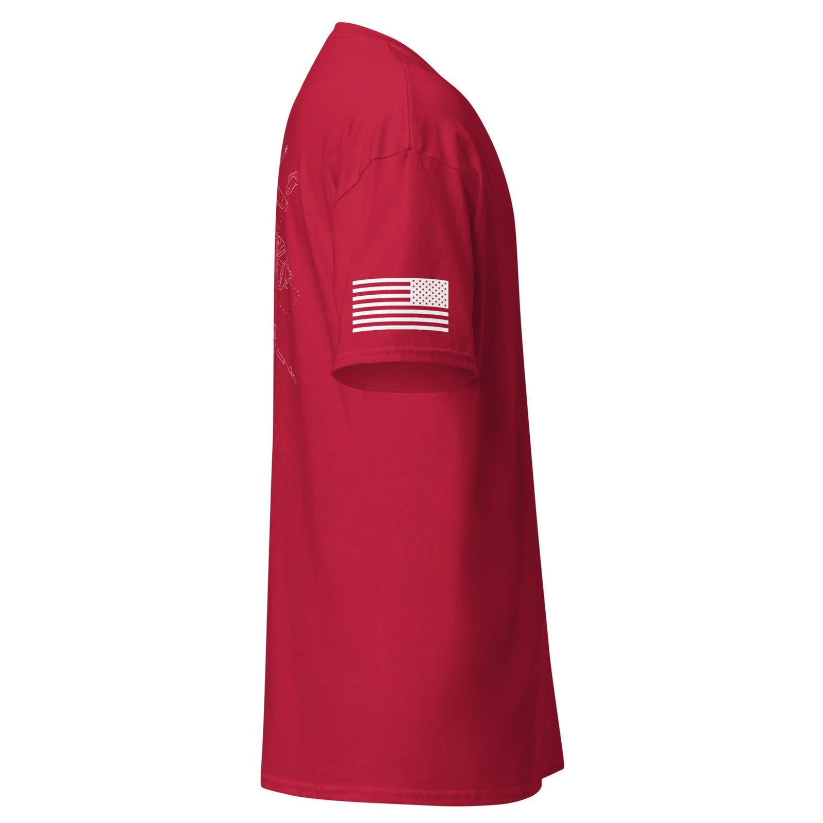 BCG Exploded Shirt | White Ink by Spartan Mounts img - 15 - Mounting and Storage Solution