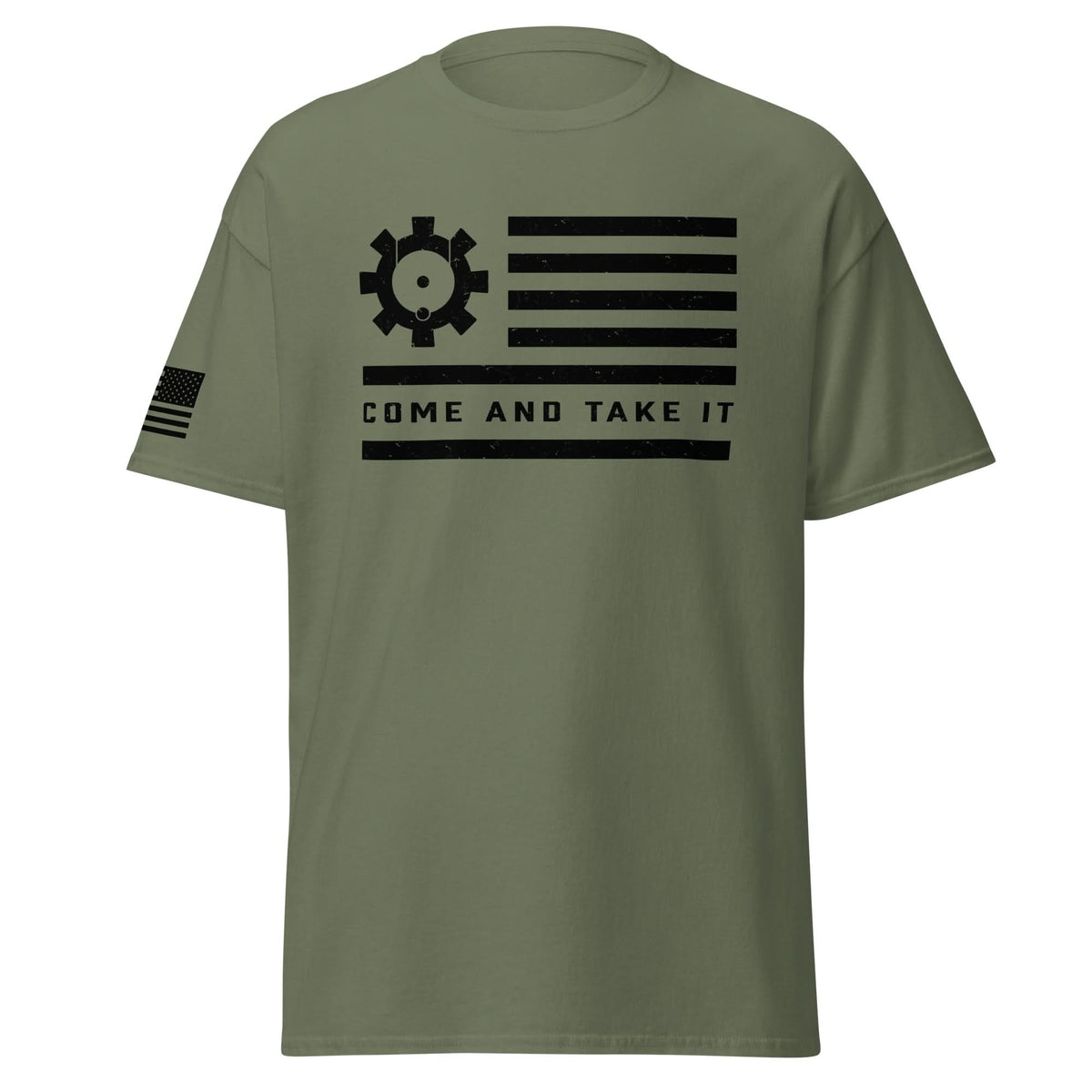 BCG Flag Shirt | Black Ink by Spartan Mounts img - 7 - Mounting and Storage Solution