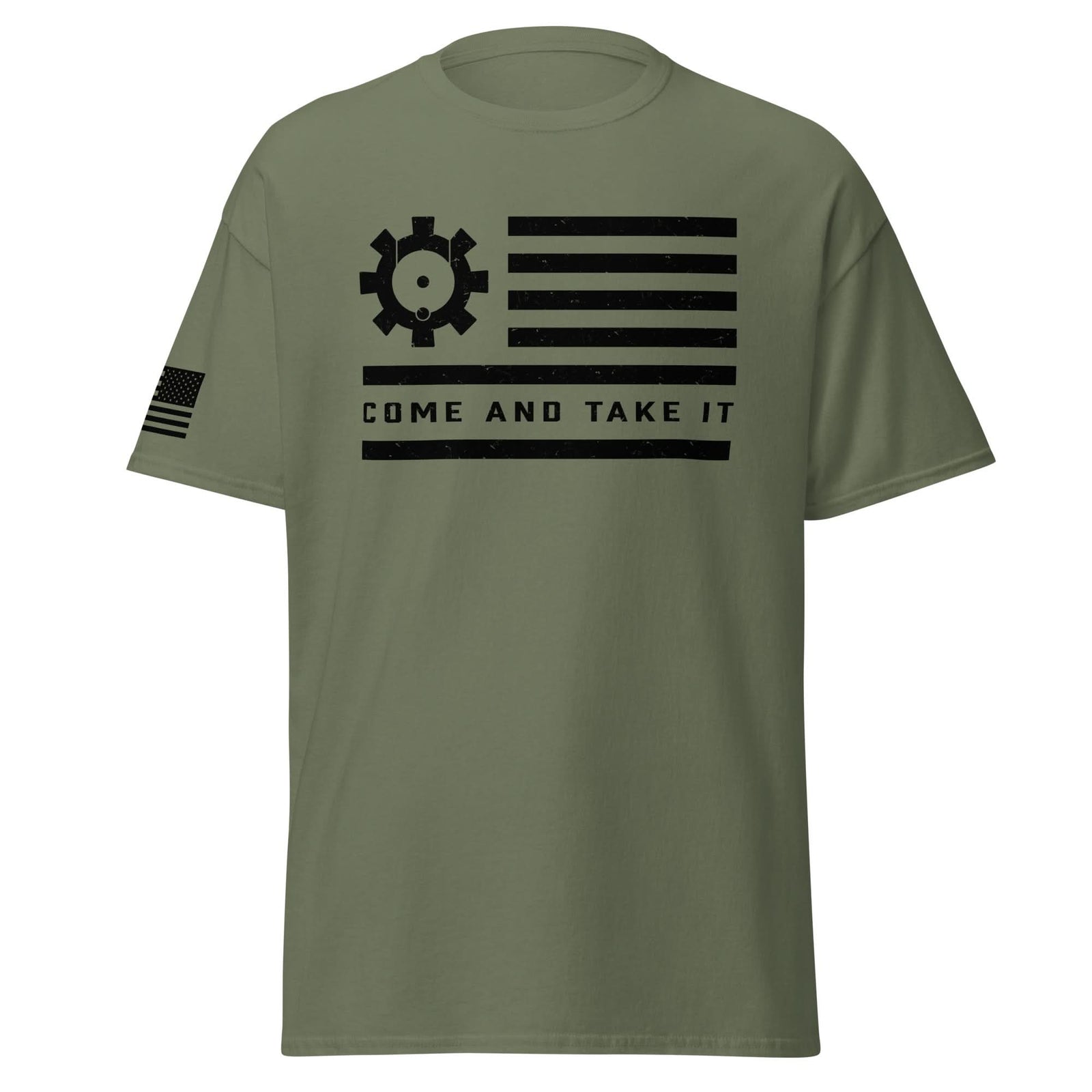 BCG Flag Shirt | Black Ink by Spartan Mounts img - 7 - Mounting and Storage Solution