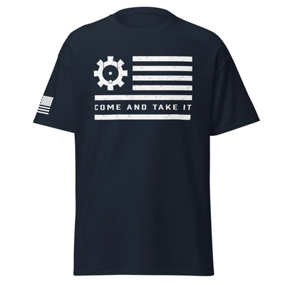 BCG Flag Shirt | White Ink by Spartan Mounts img - 10 - Mounting and Storage Solution