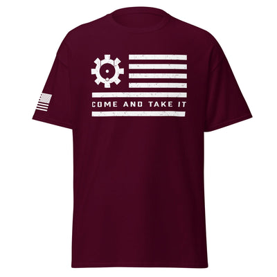 BCG Flag Shirt | White Ink by Spartan Mounts img - 4 - Mounting and Storage Solution