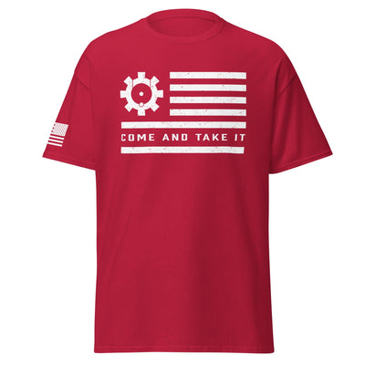 BCG Flag Shirt | White Ink by Spartan Mounts img - 1 - Mounting and Storage Solution