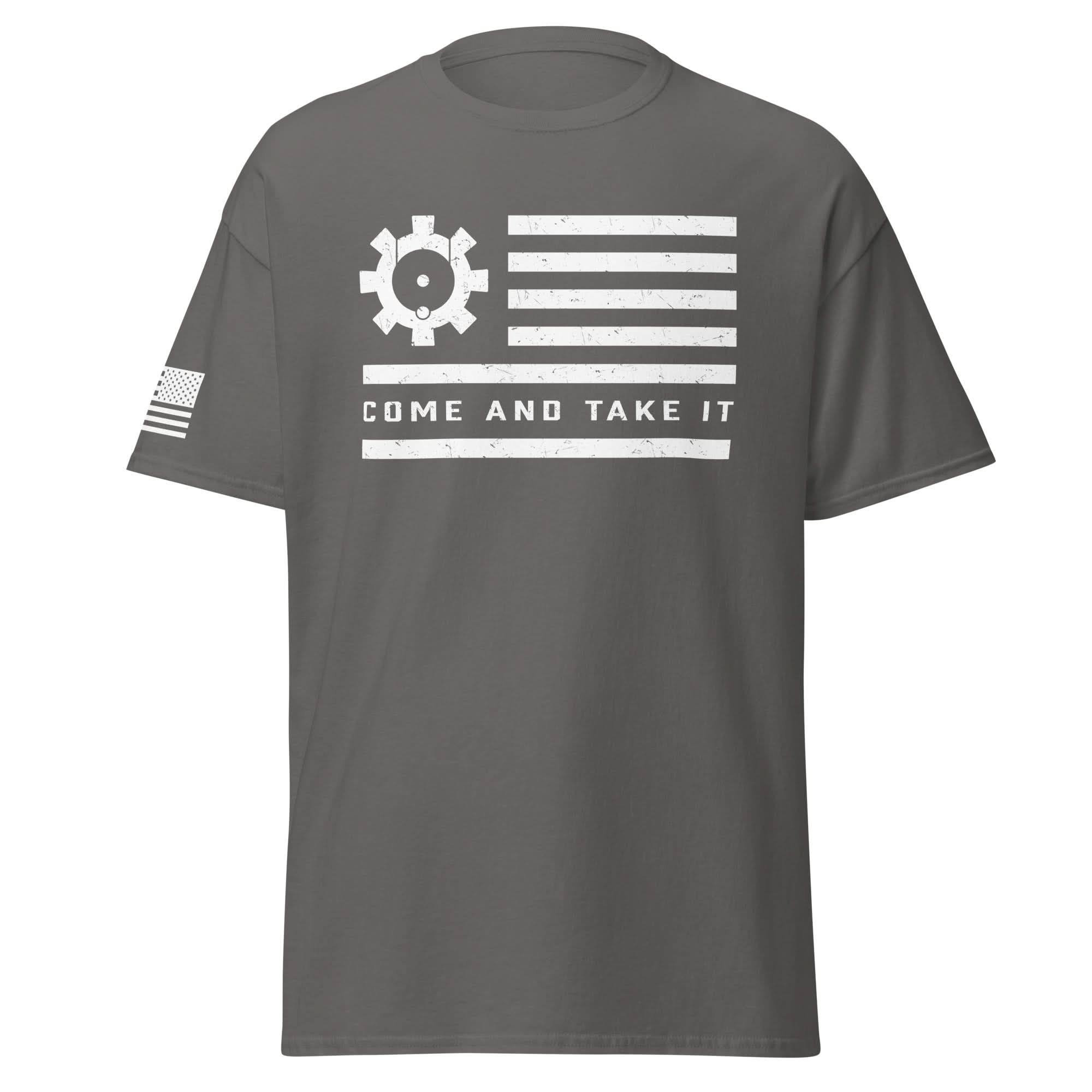 BCG Flag Shirt | White Ink by Spartan Mounts img - 19 - Mounting and Storage Solution