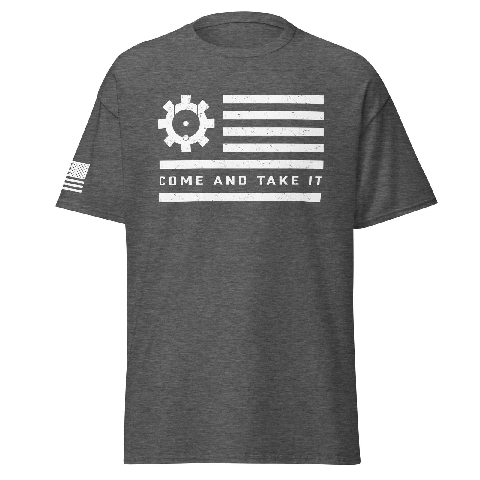 BCG Flag Shirt | White Ink by Spartan Mounts img - 16 - Mounting and Storage Solution