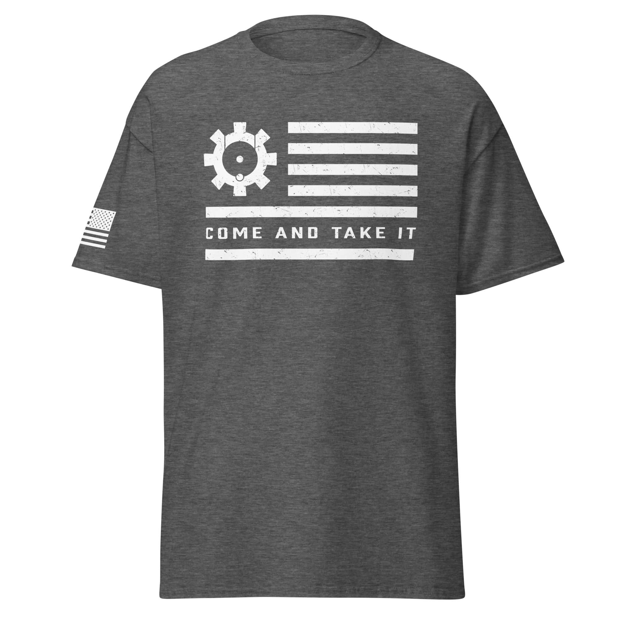 BCG Flag Shirt | White Ink by Spartan Mounts img - 16 - Mounting and Storage Solution