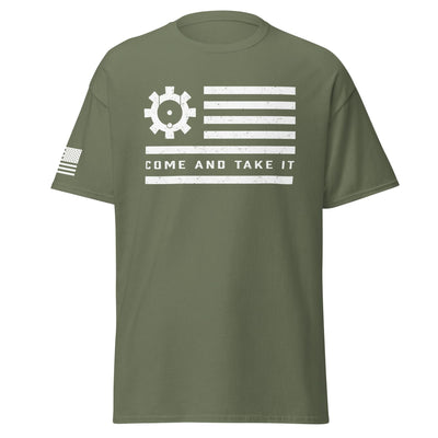 BCG Flag Shirt | White Ink by Spartan Mounts img - 22 - Mounting and Storage Solution