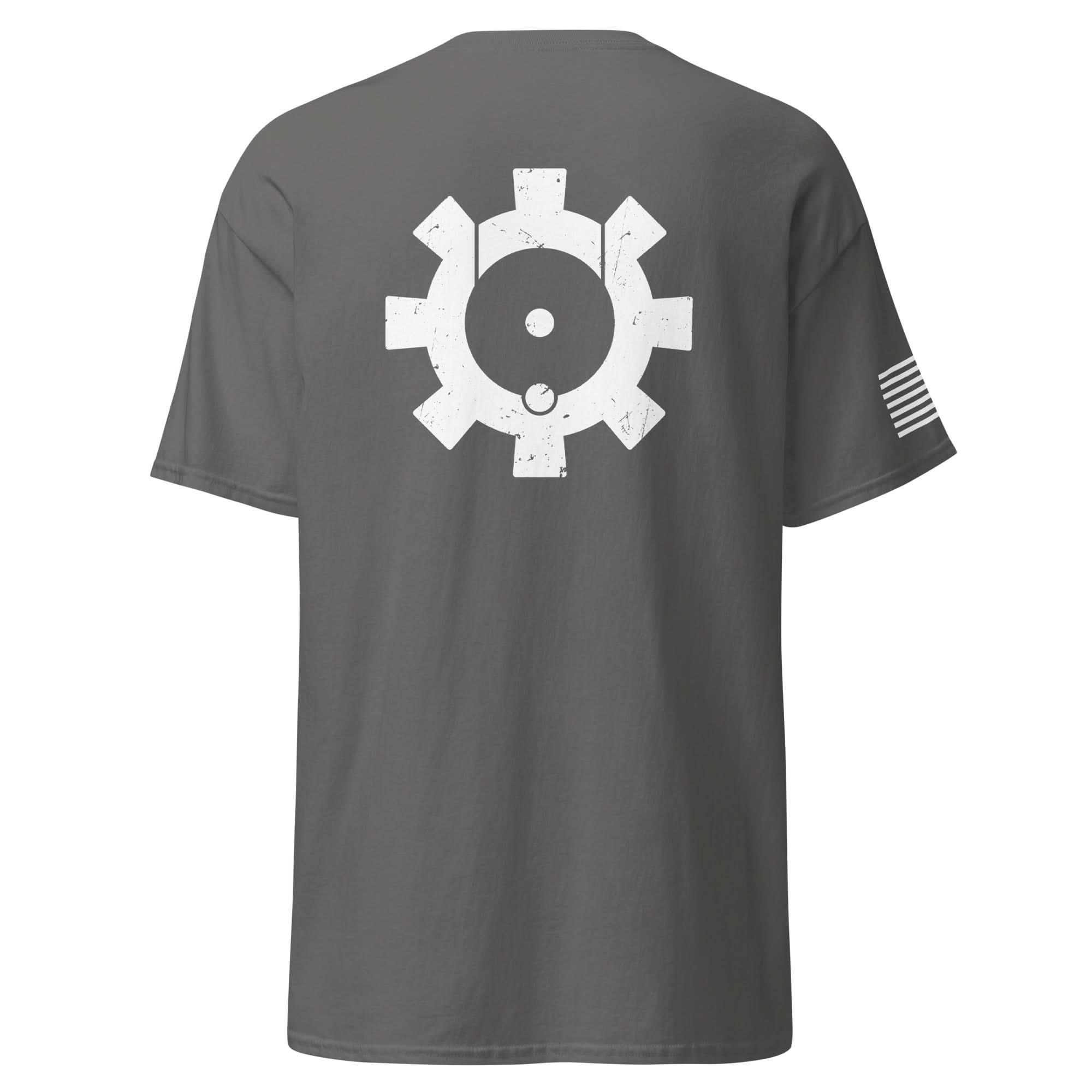 BCG Gear Shirt | White Ink Spartan Mounts Charcoal S 20